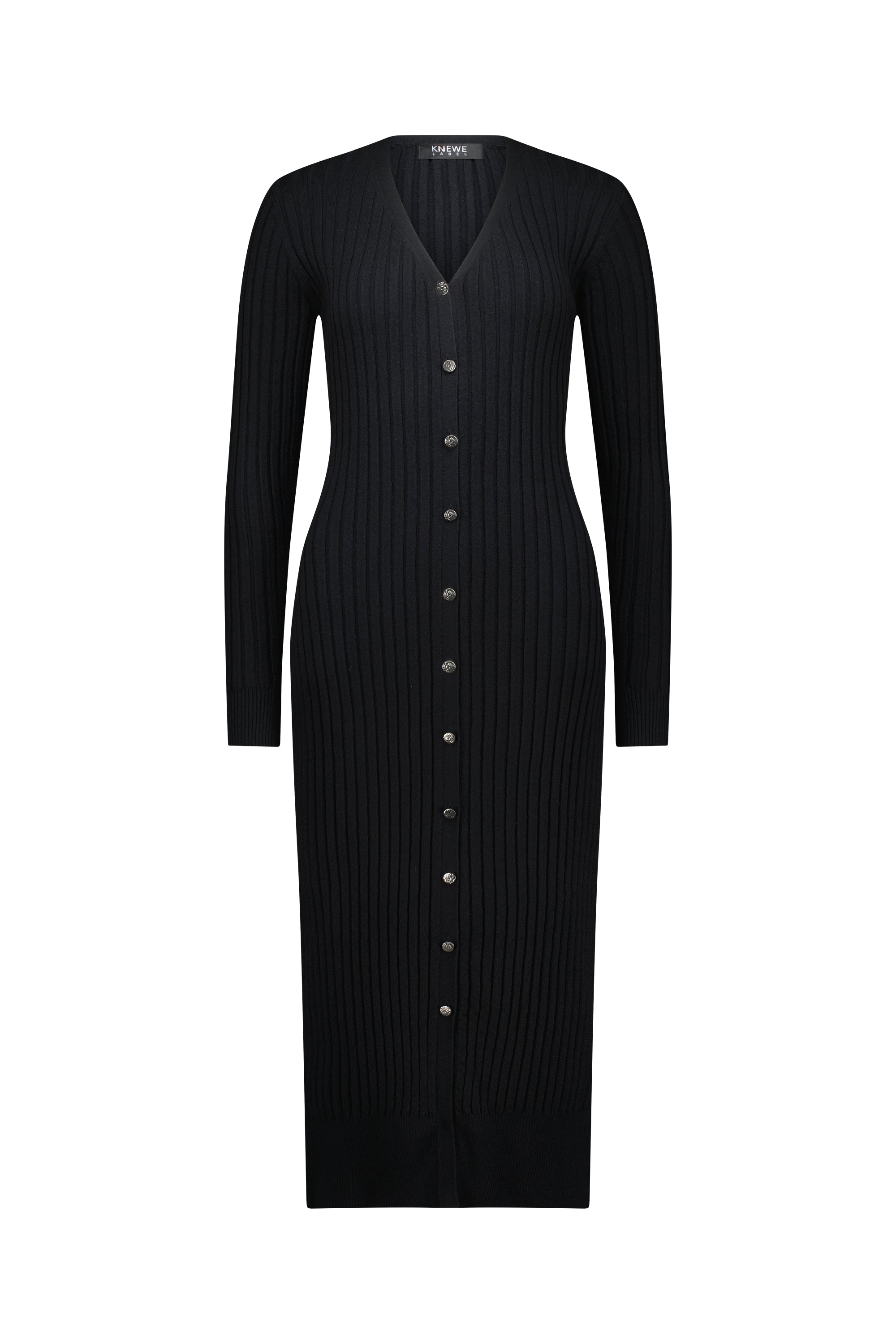 K1040 Black - Roma Dress - Knewe Label
