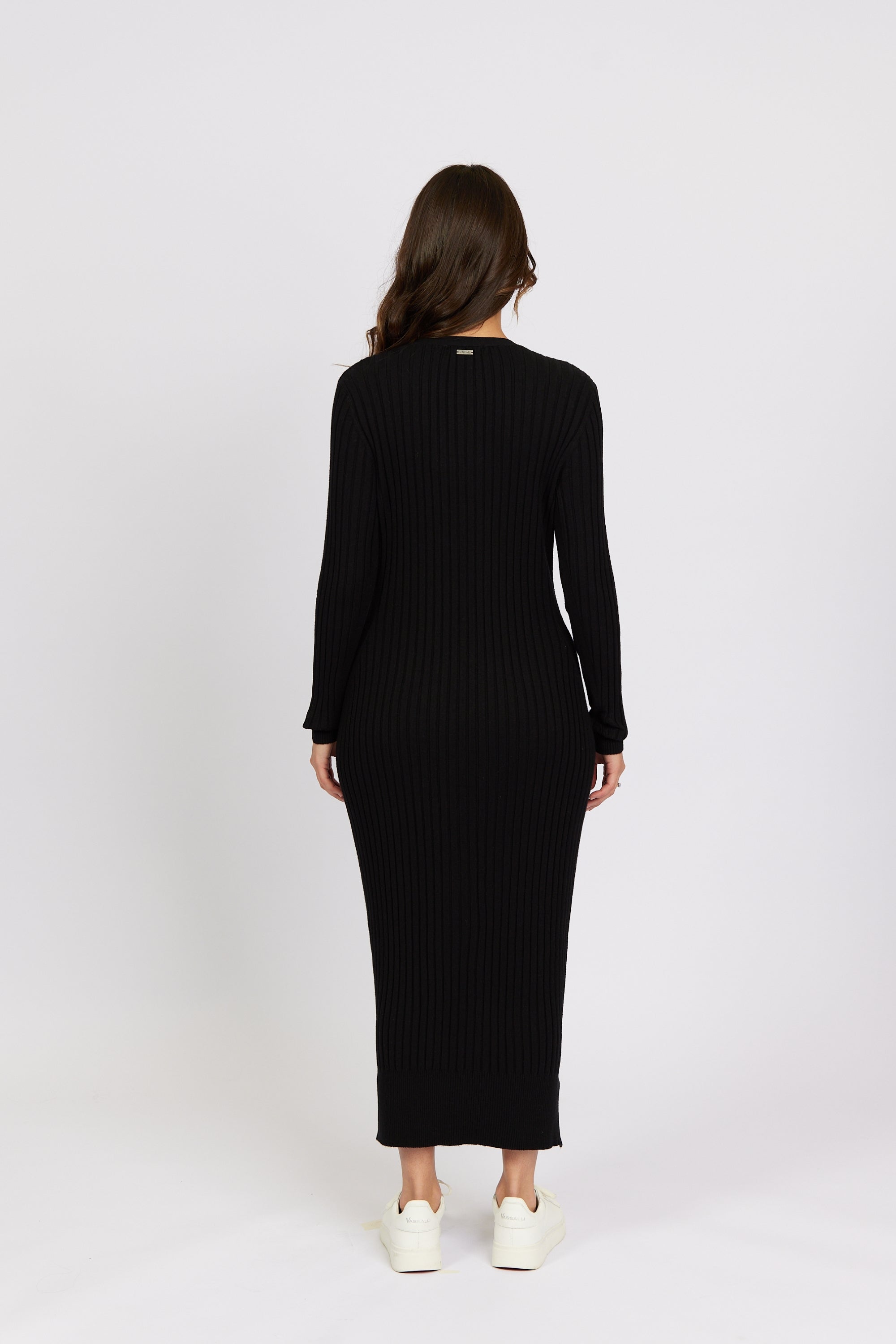 K1040 Black - Roma Dress - Knewe Label