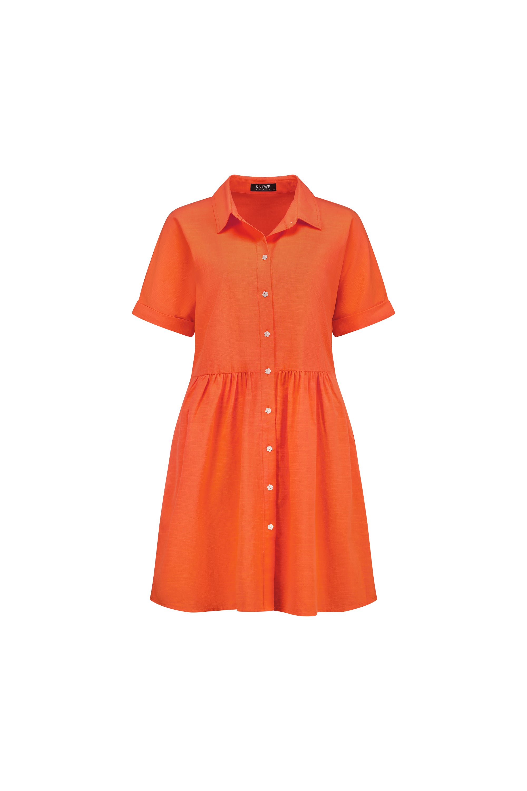 K1044 Melon - Cocoon Dress - Knewe Label