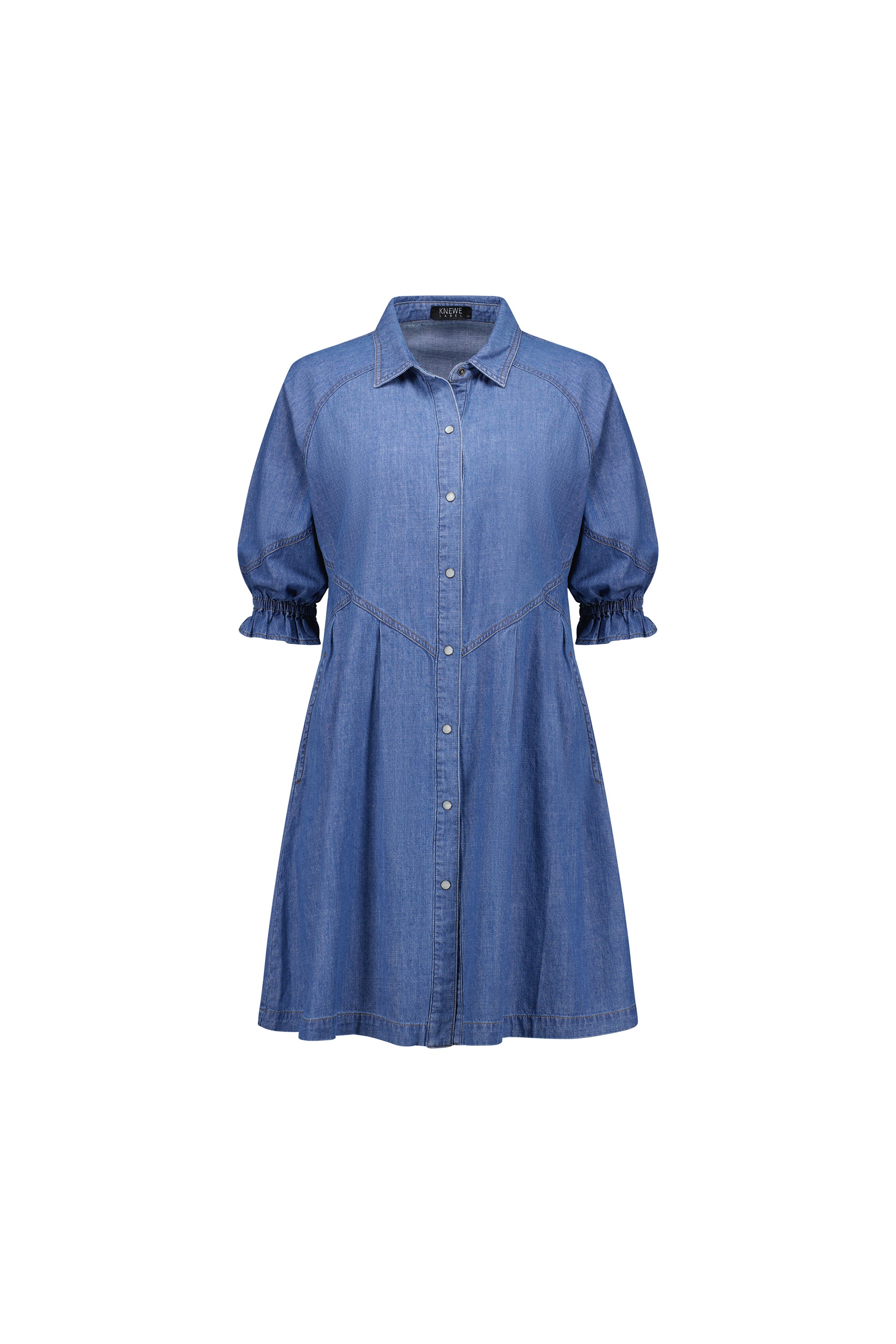 K1045 Blue Wash - Piper Dress - Knewe Label