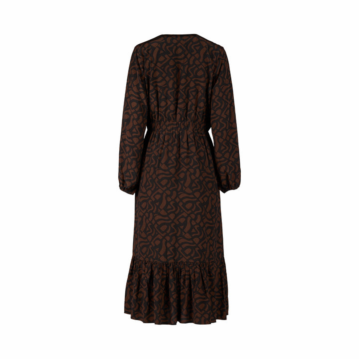 K1057 Jolene Dress - Mocha - Knewe Label