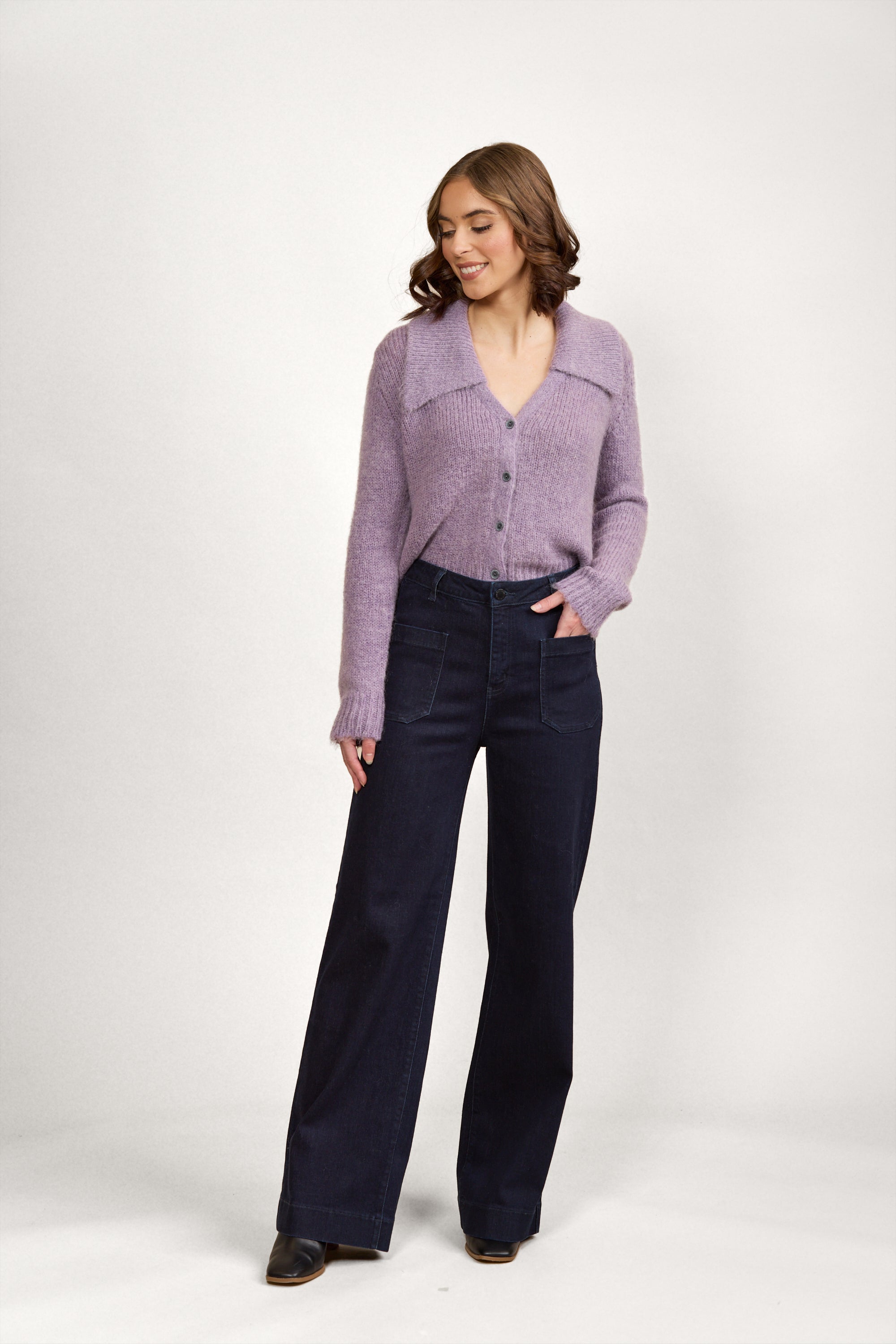 K2003 Vera Cardi - Purple - Knewe Label
