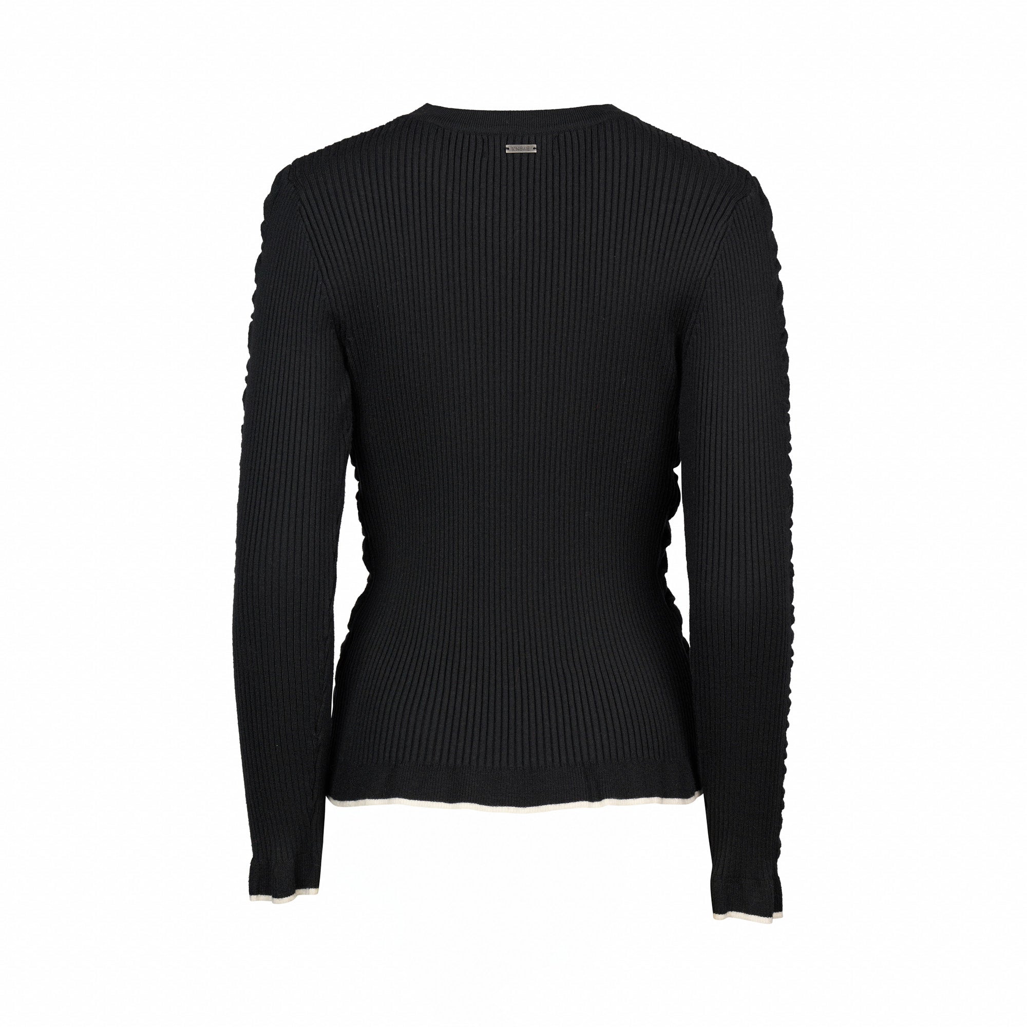 K2031 Luxe Sweater - Black/White - Knewe Label