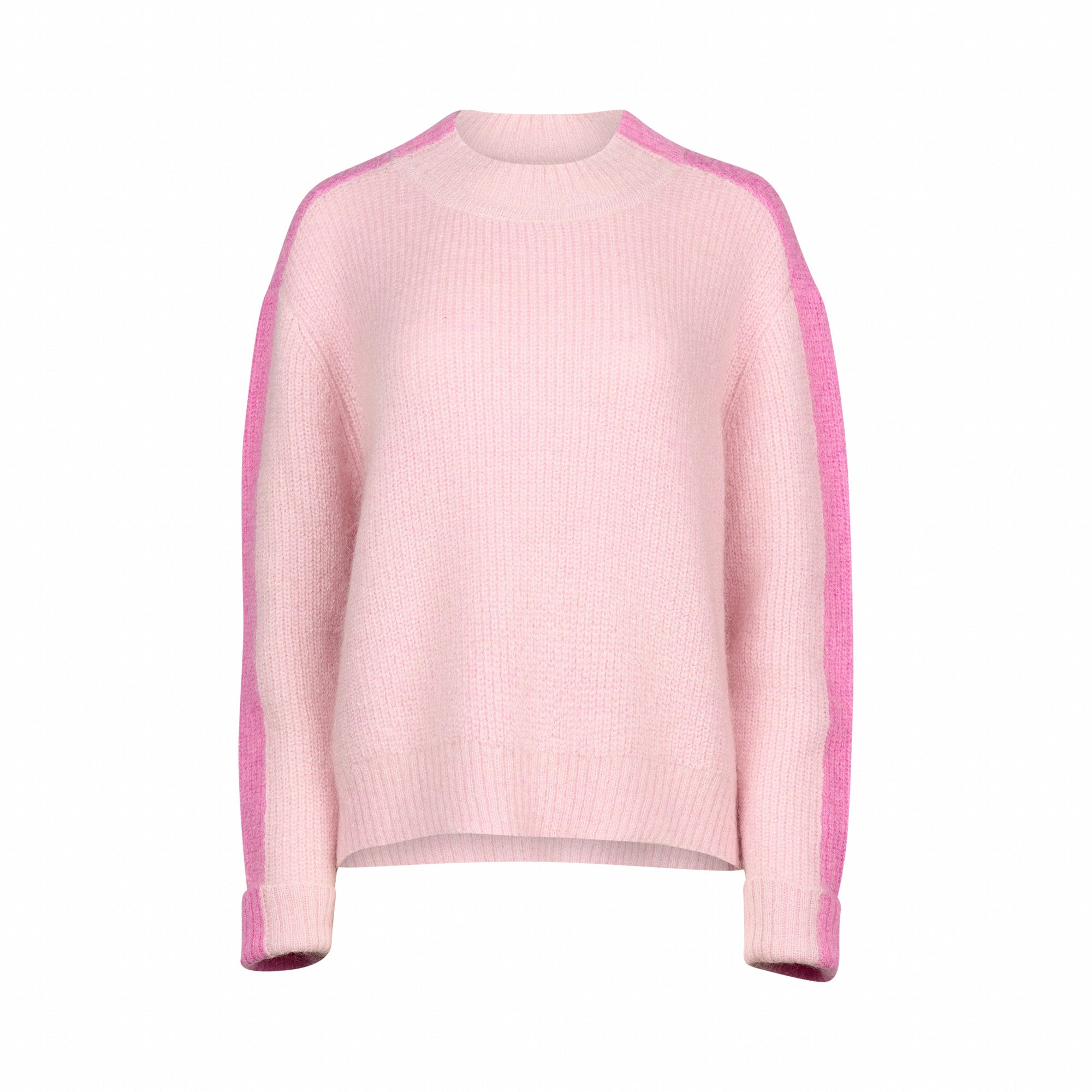K2033 Two Tone Sweater - Candyfloss - Knewe Label
