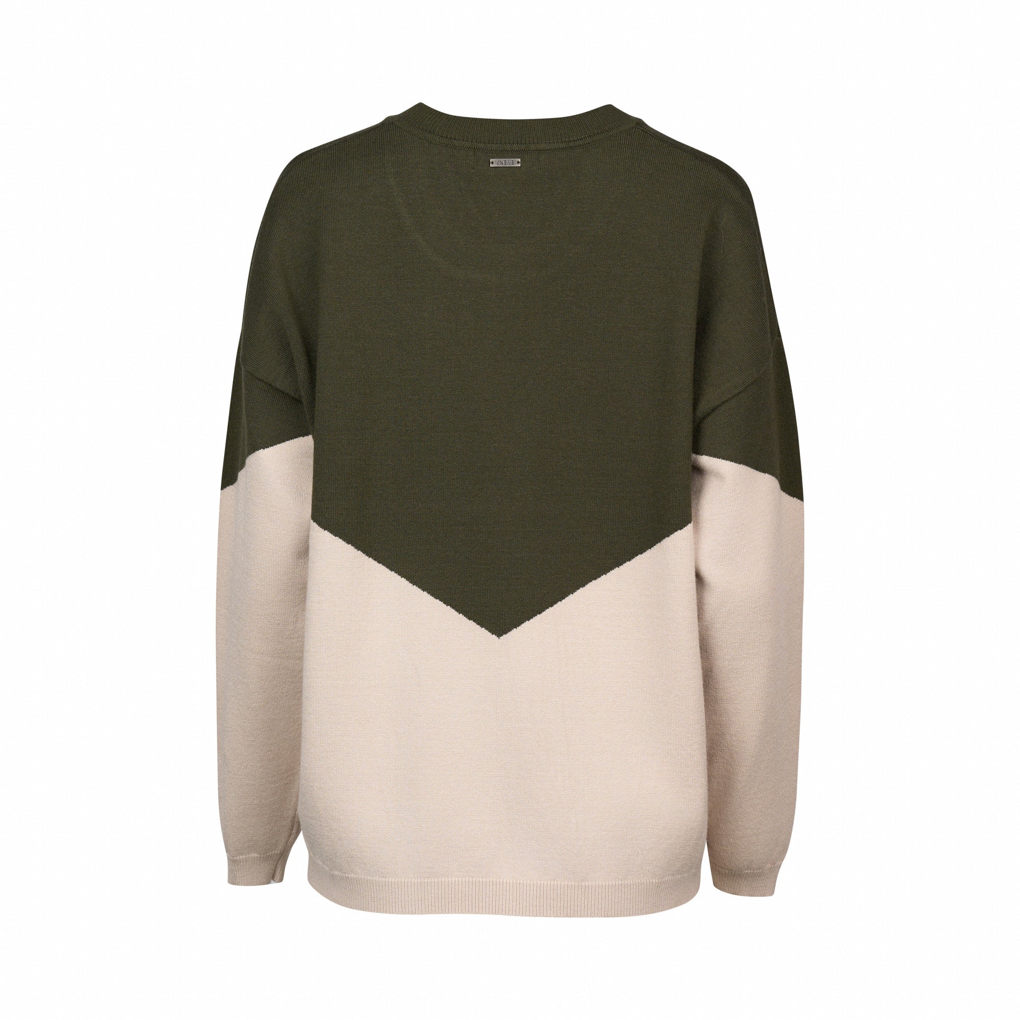 K2039 Tanner Sweater - Hunter/Oatmeal - Knewe Label