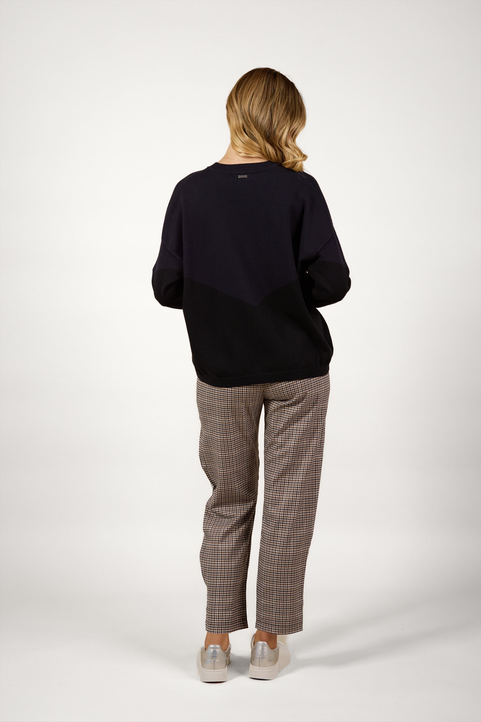 K2039 Tanner Sweater - Ink/Black - Knewe Label