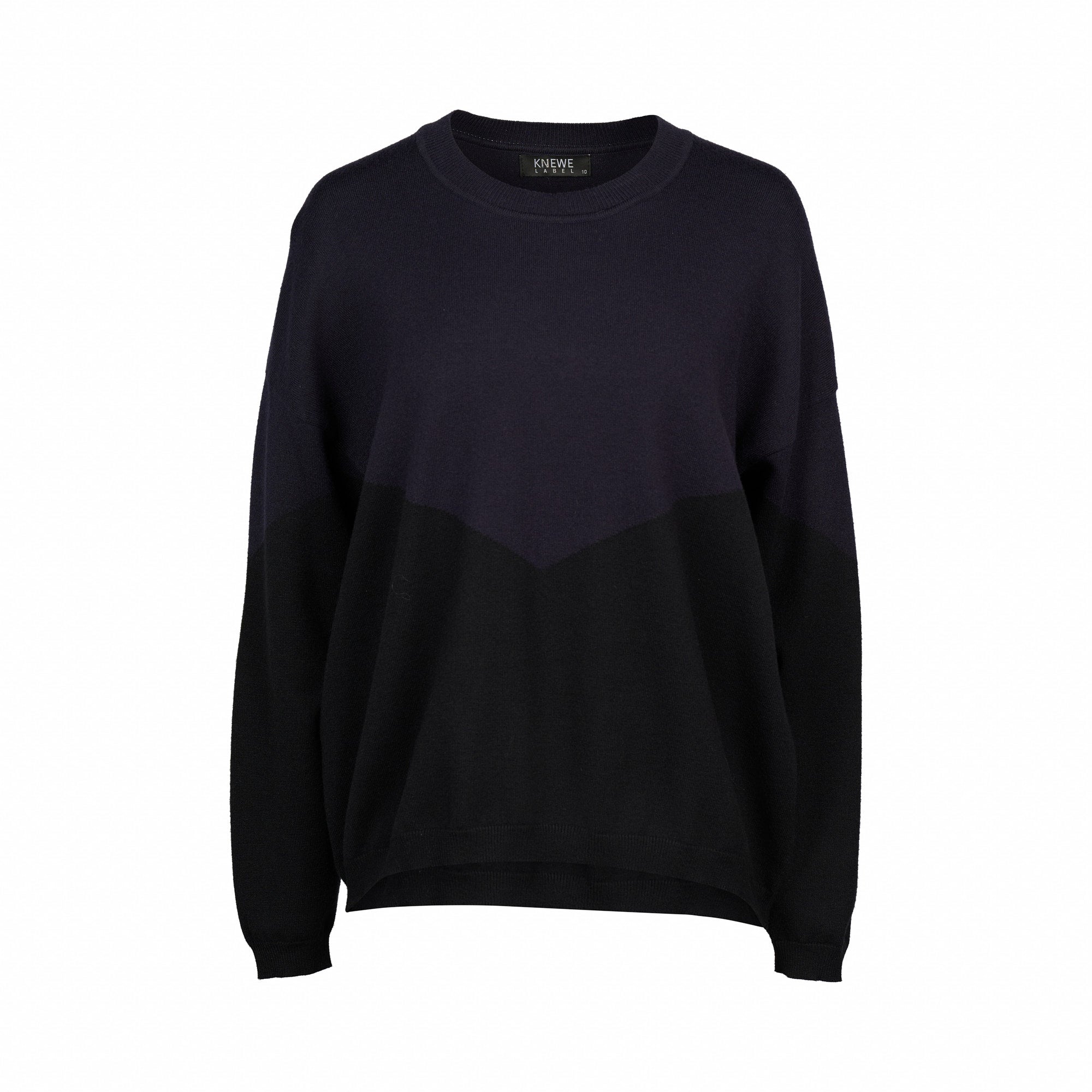 K2039 Tanner Sweater - Ink/Black - Knewe Label