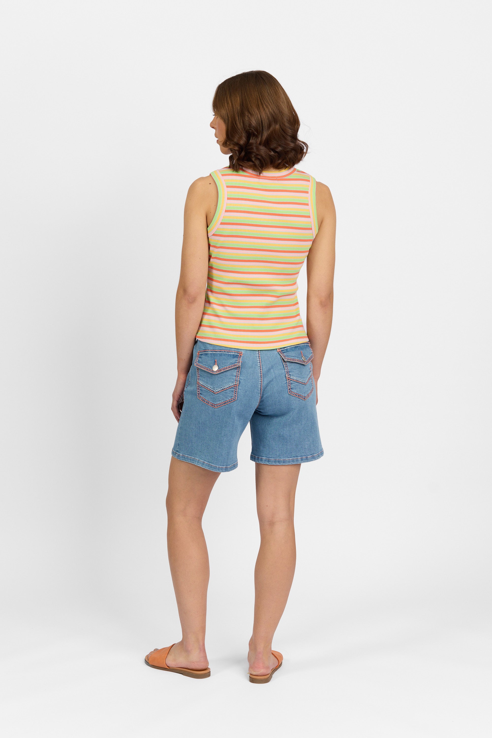 K3042 Lolly Stripe - True Tank - Knewe Label