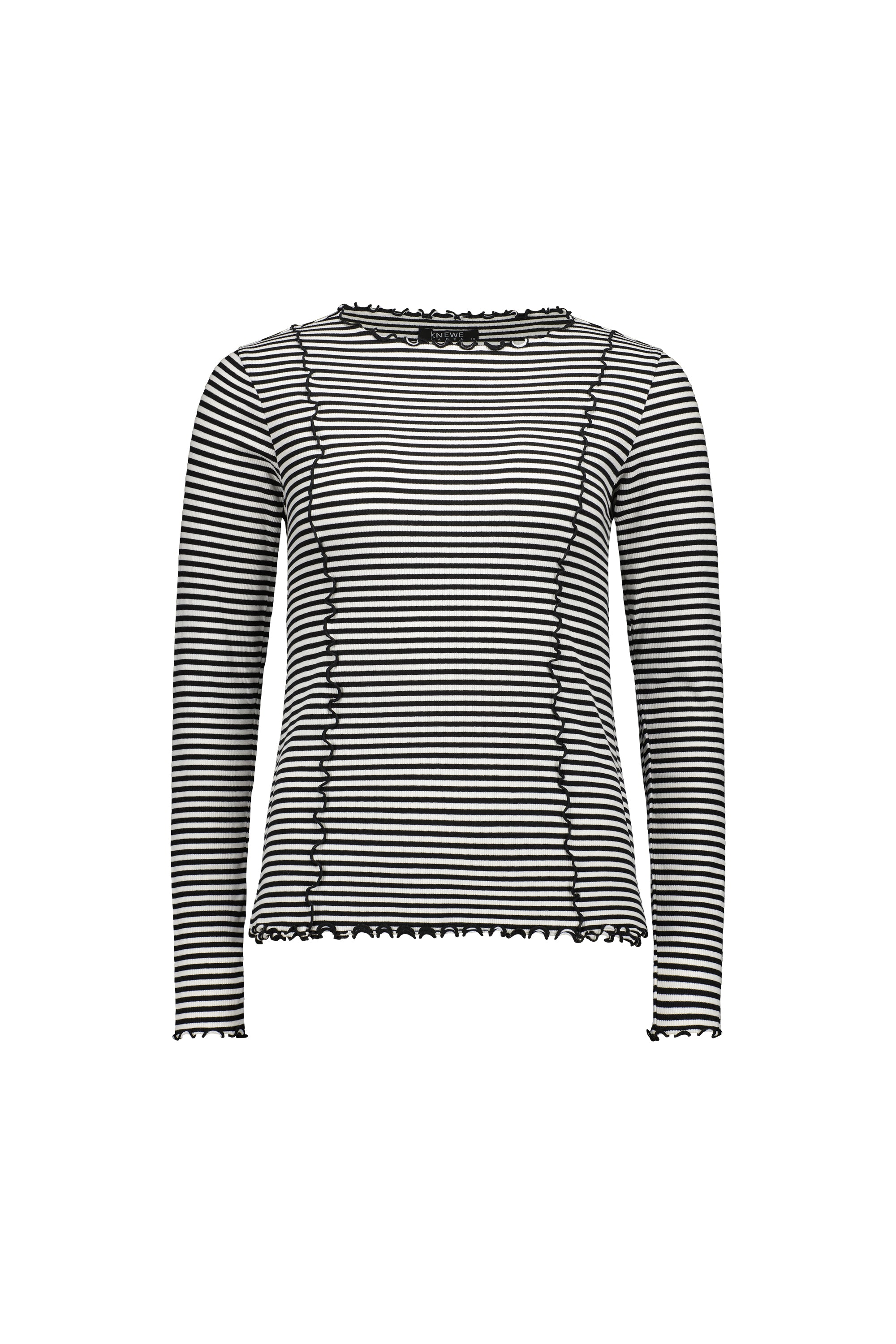 K3046 Black/Off White - Tribe Top - Knewe Label