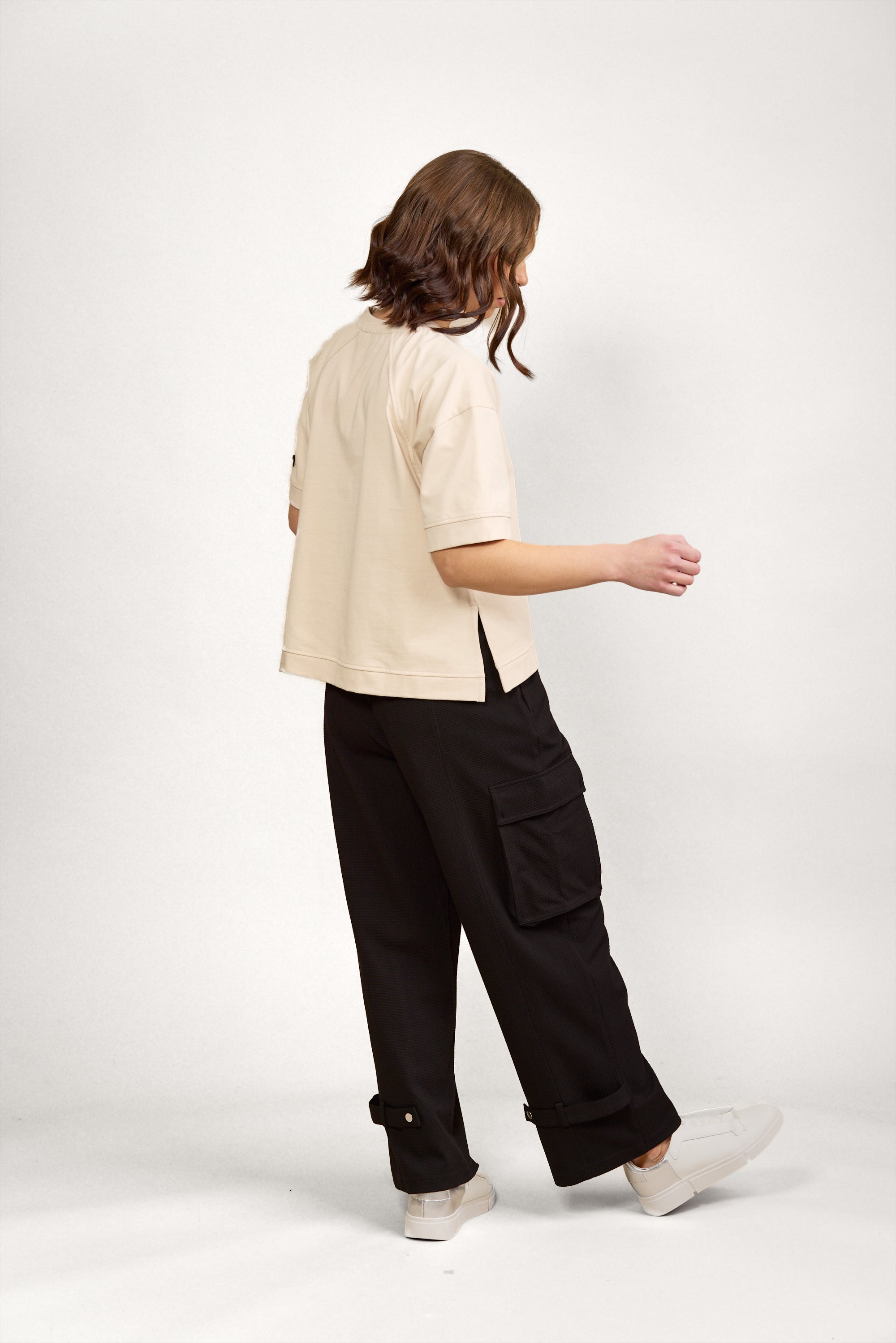 K3056 Bolt Tee - Stone - Knewe Label