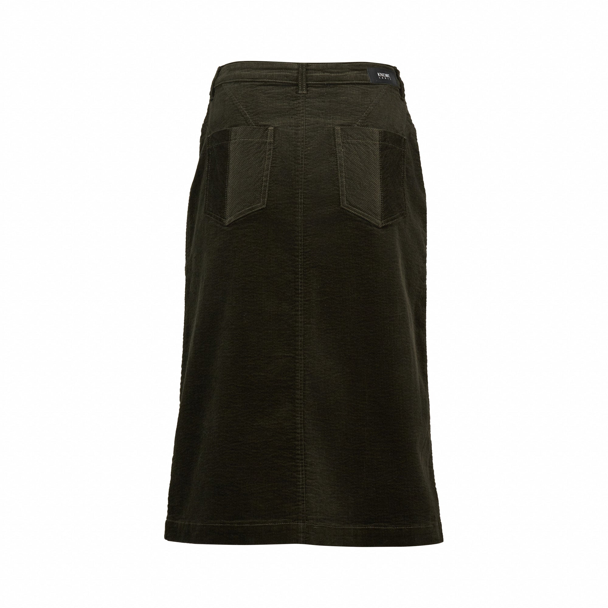 K4028C Koa Cord Skirt - Hunter - Knewe Label