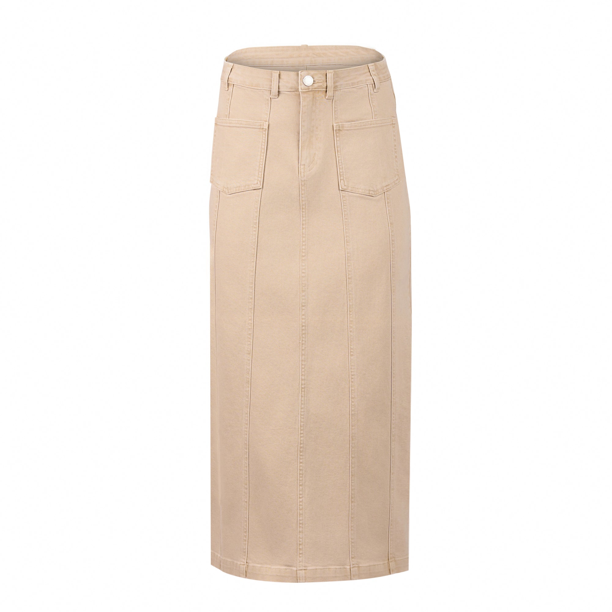 K4032 Cooper Skirt - Oat Denim - Knewe Label