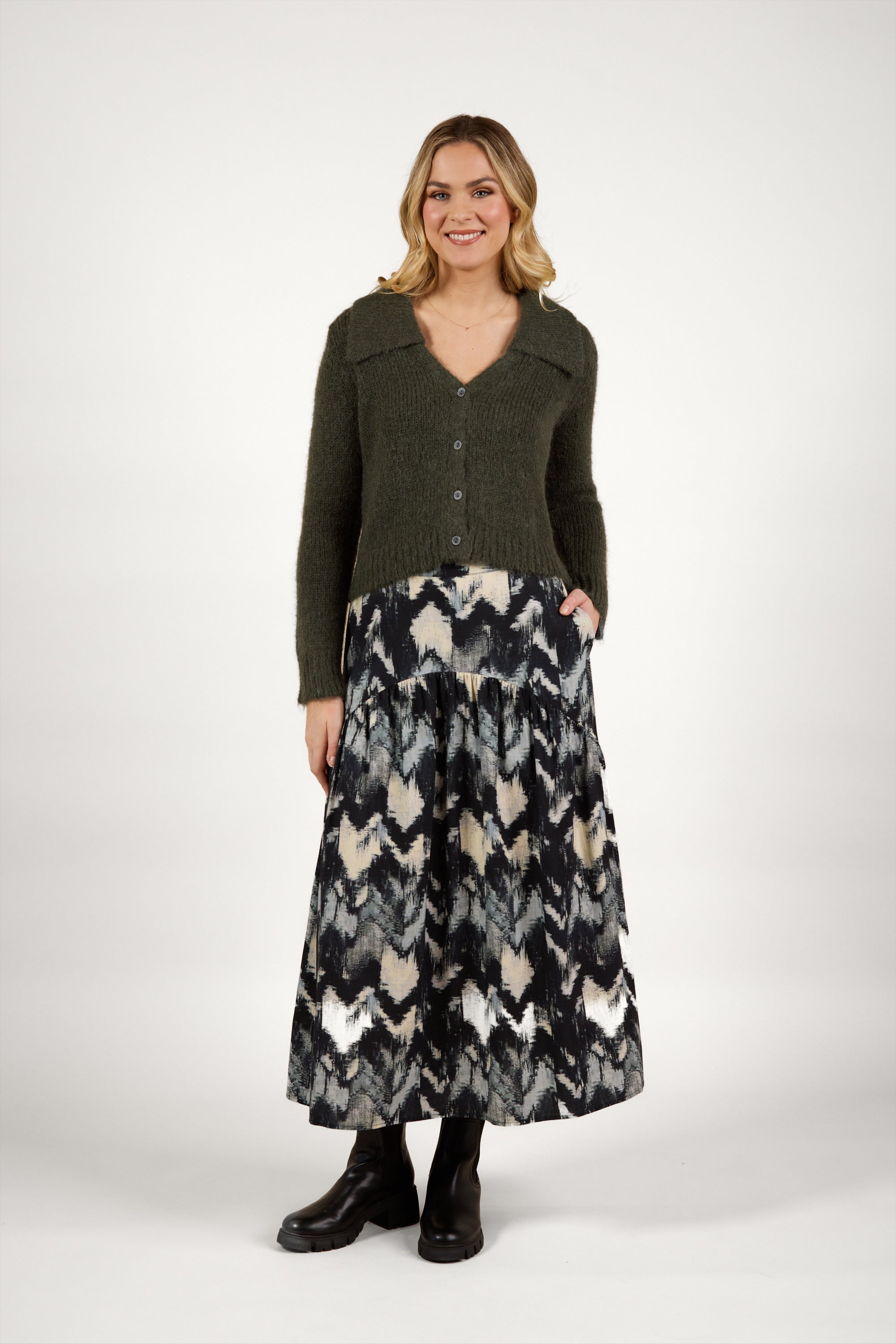 K4035 Milan Skirt - Saint - Knewe Label