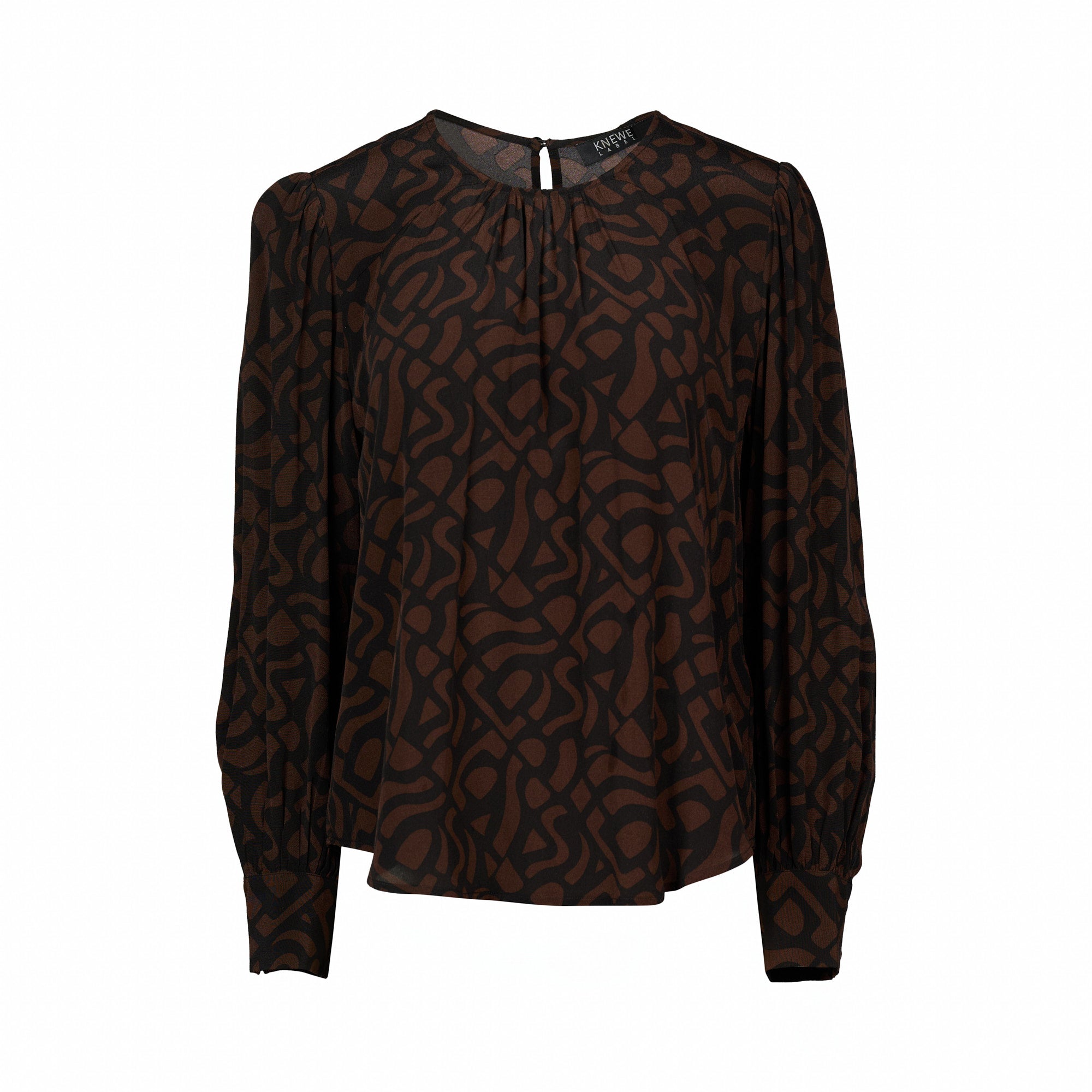K5070 Lexie Top - Mocha - Knewe Label