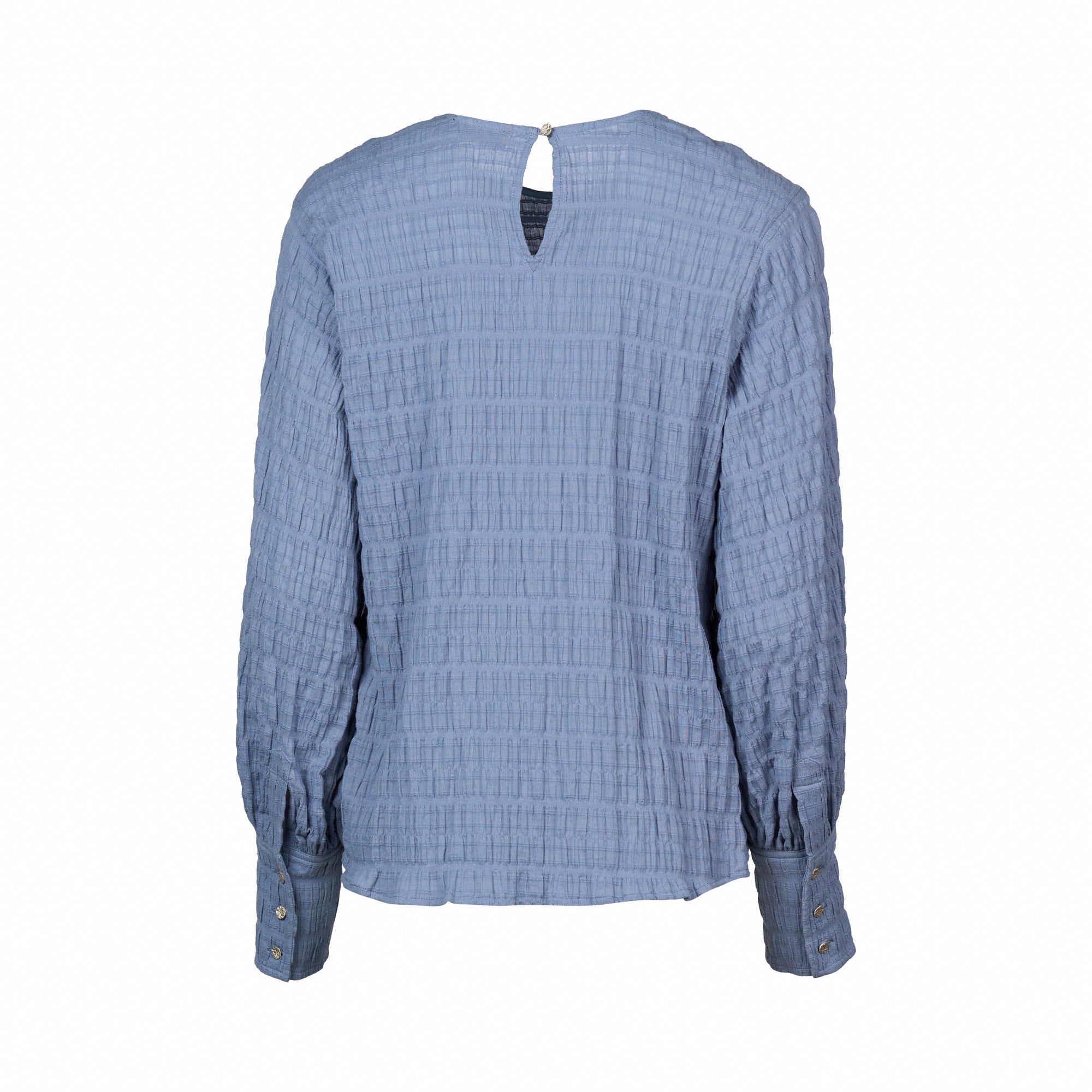 K5075 Volume Top - Denim Blue - Knewe Label