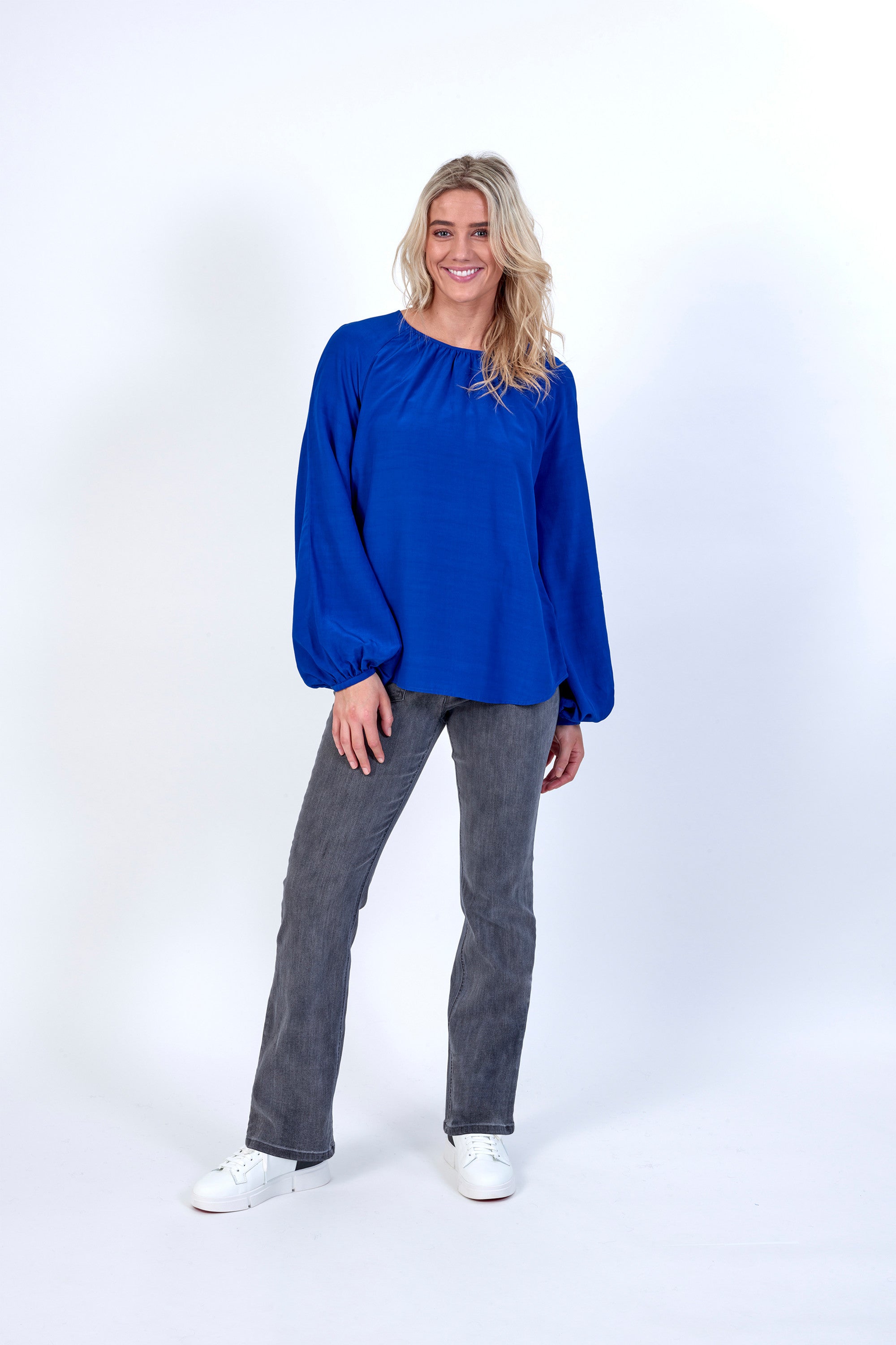 K5076 Electric Blue - Victoria Top - Knewe Label