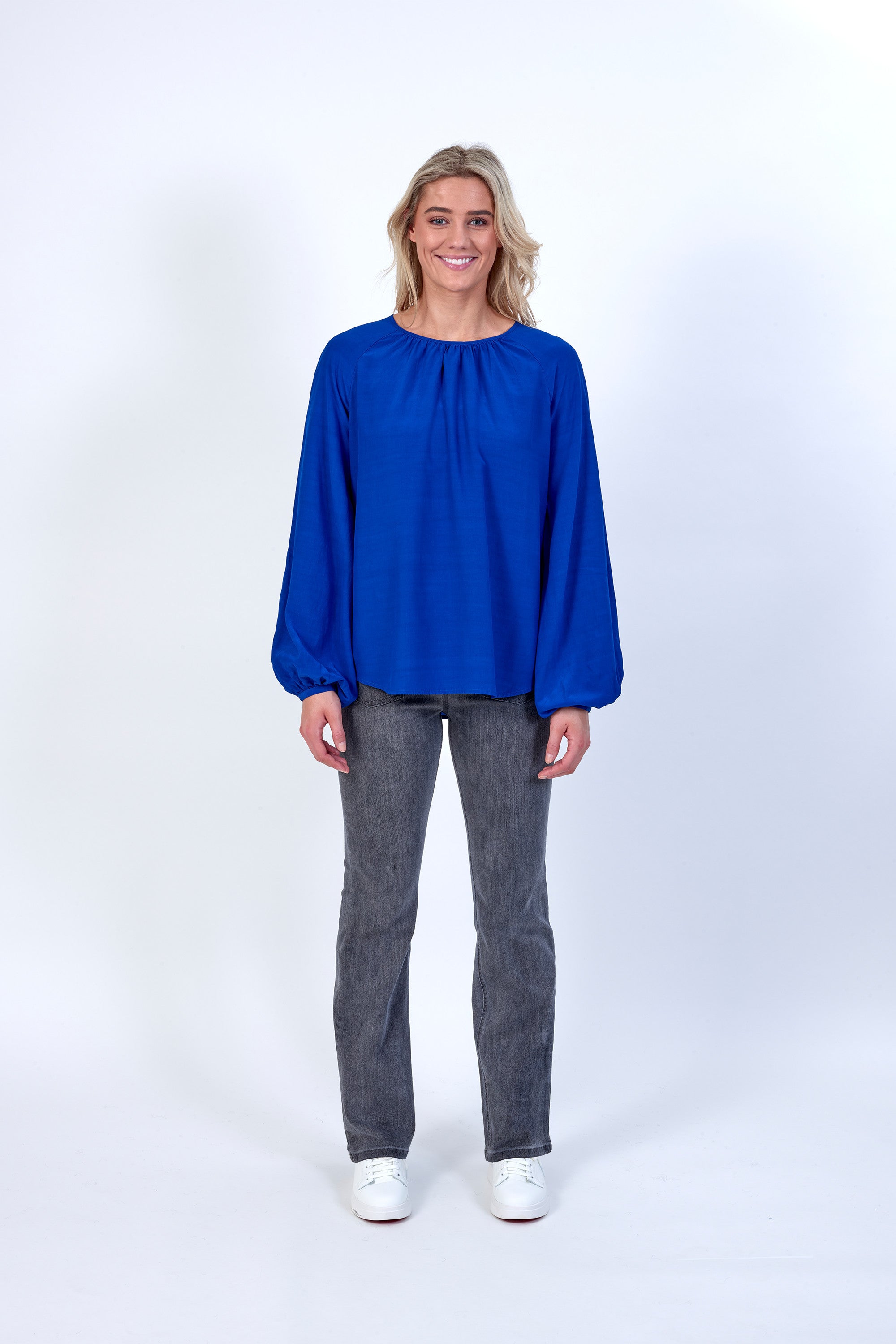 K5076 Electric Blue - Victoria Top - Knewe Label