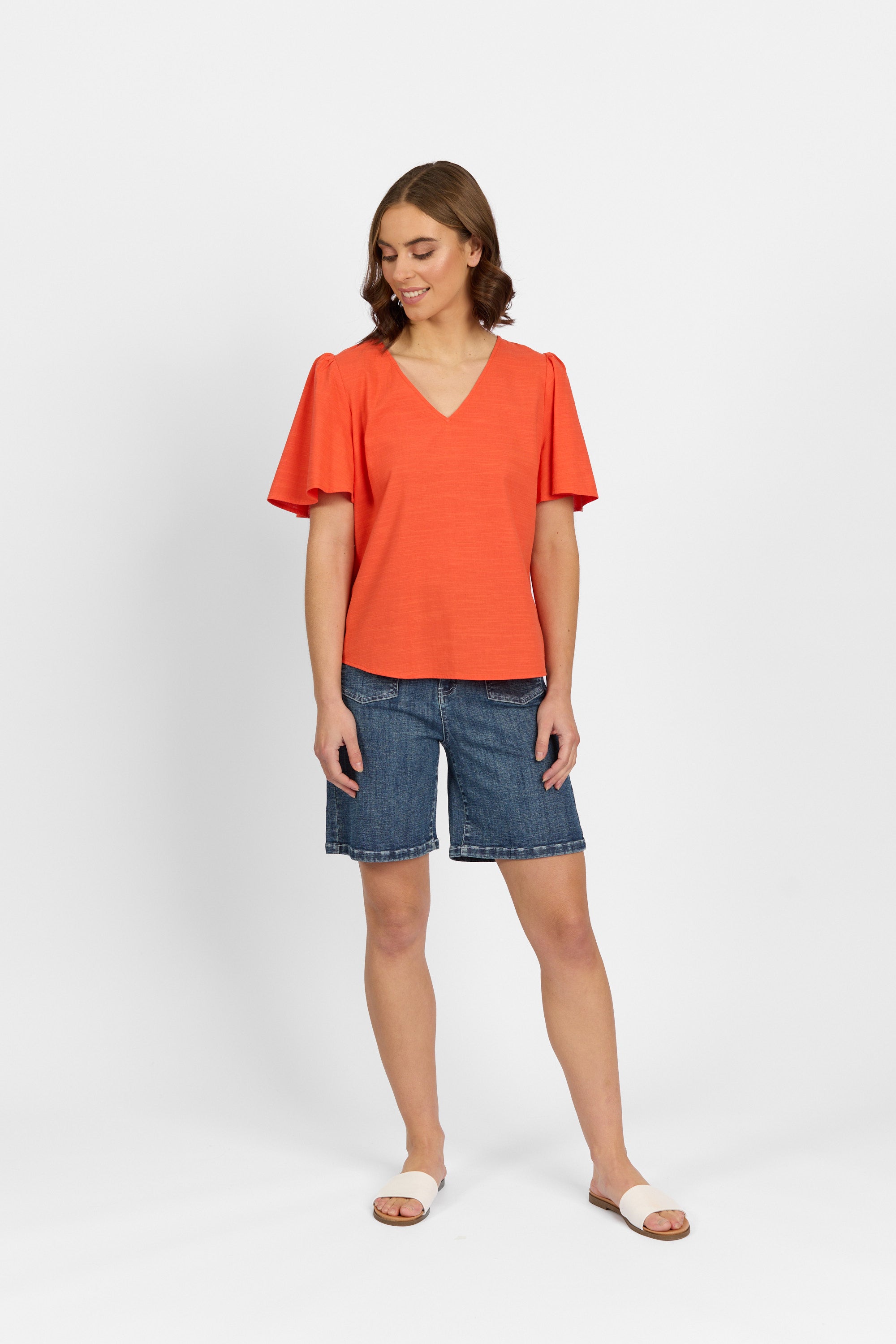 K5077C Melon - Hour Top - Knewe Label