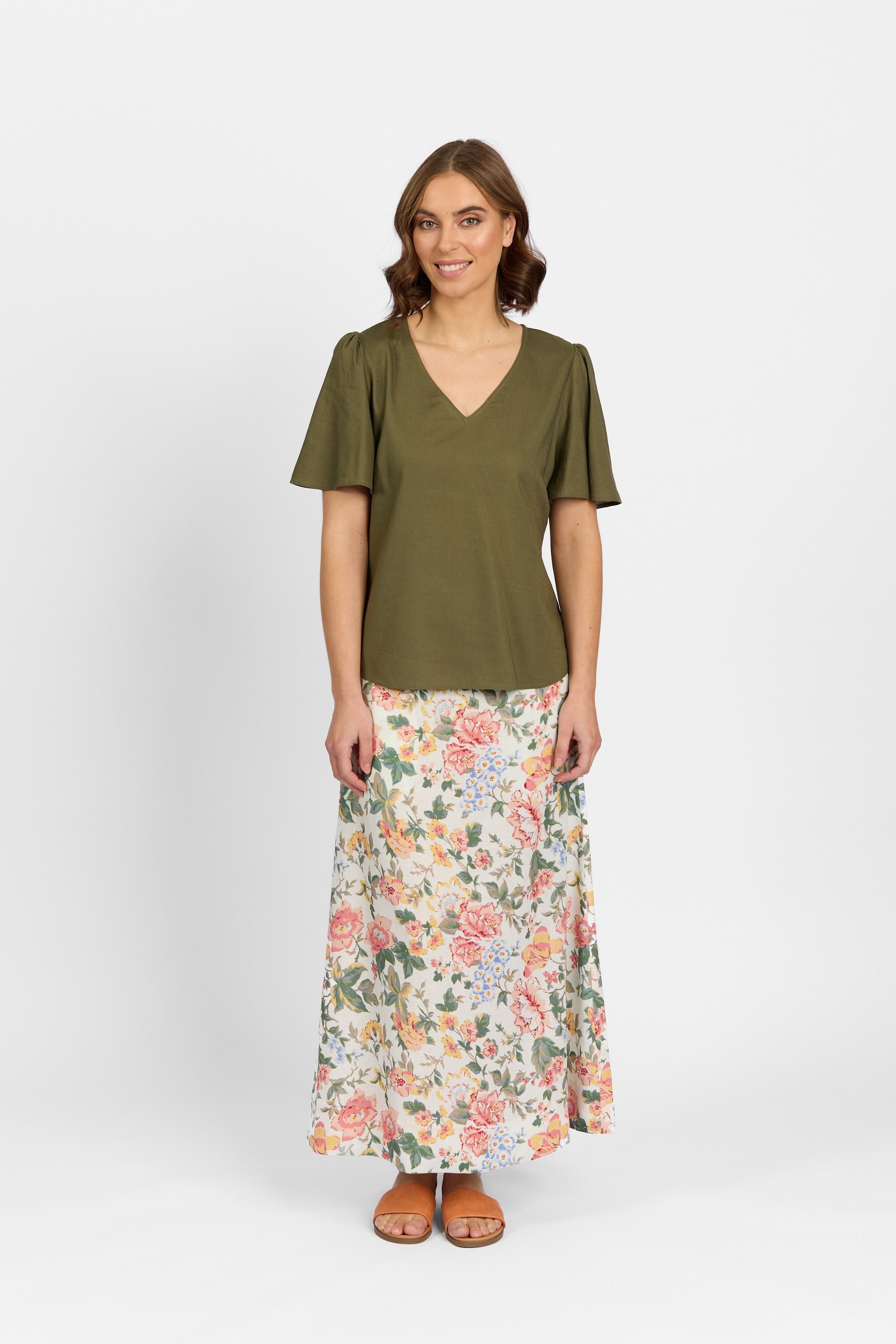 K5077 Olive - Hour Top - Knewe Label