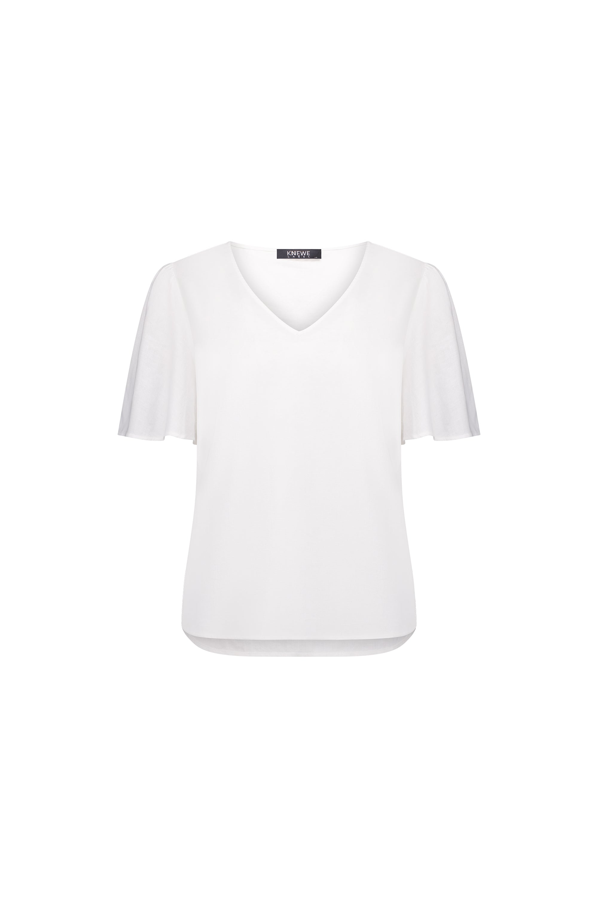 K5077 White - Hour Top - Knewe Label