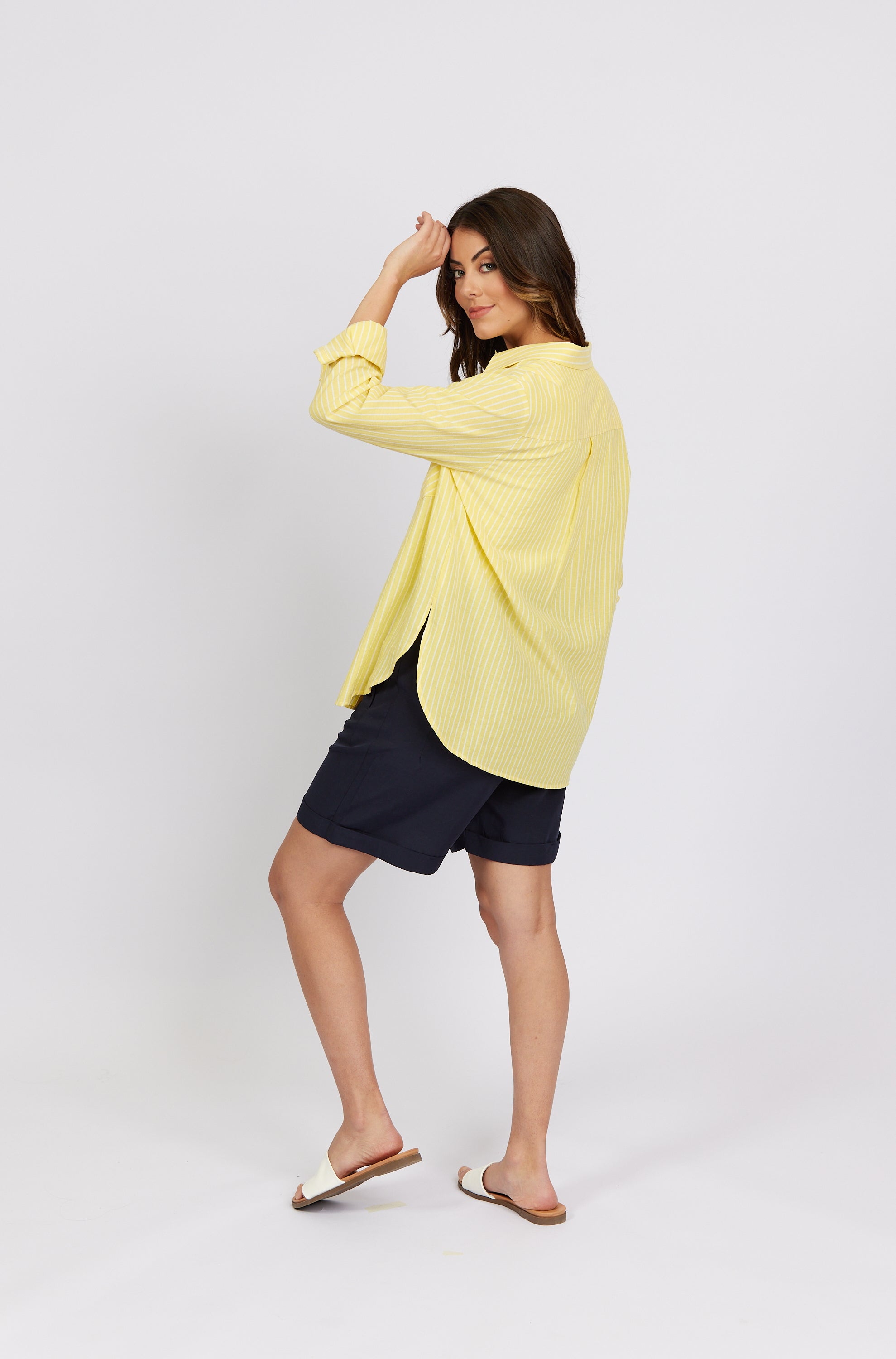 K5088 Lemon Stripe - Tide Shirt - Knewe Label