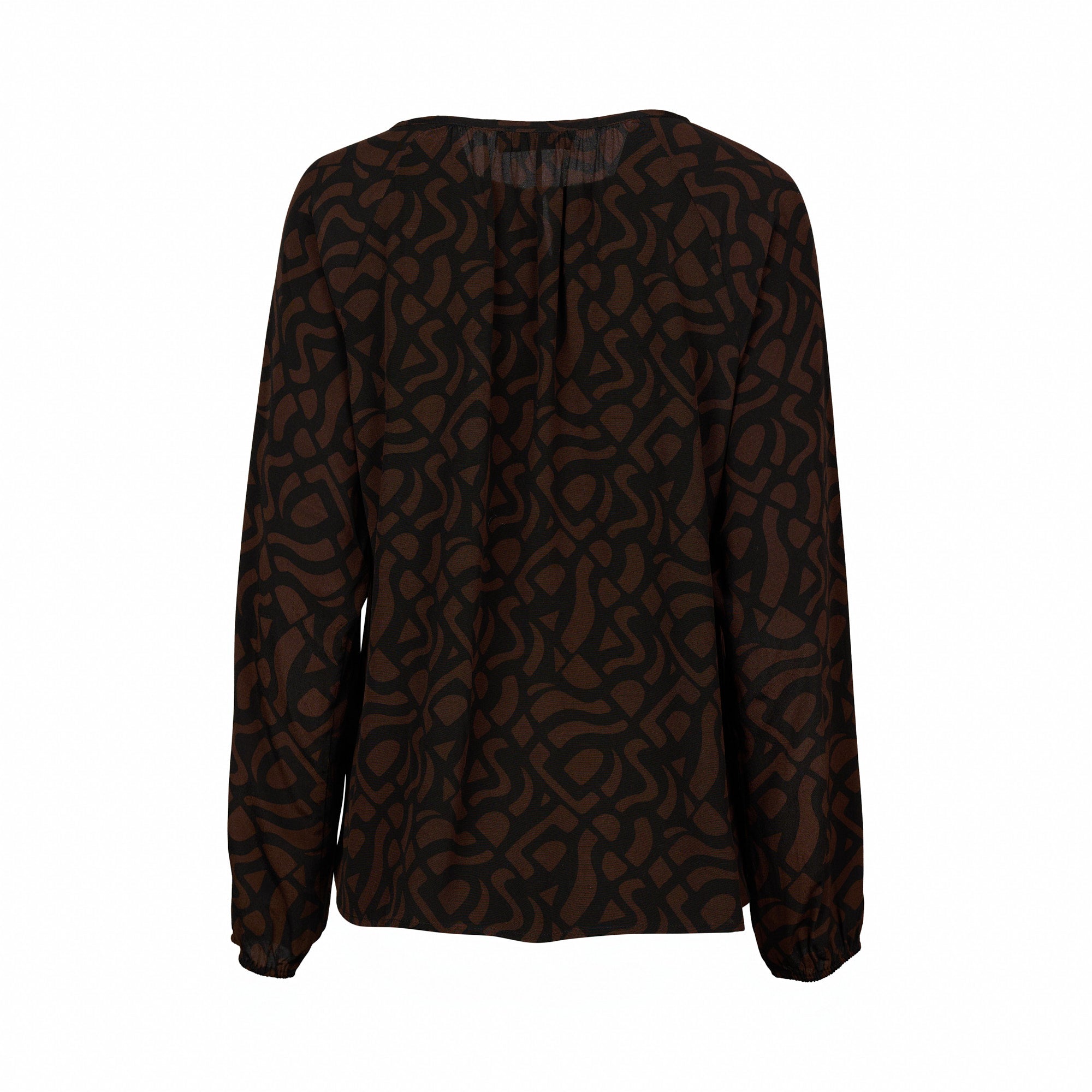 K5089 Story Top - Mocha - Knewe Label