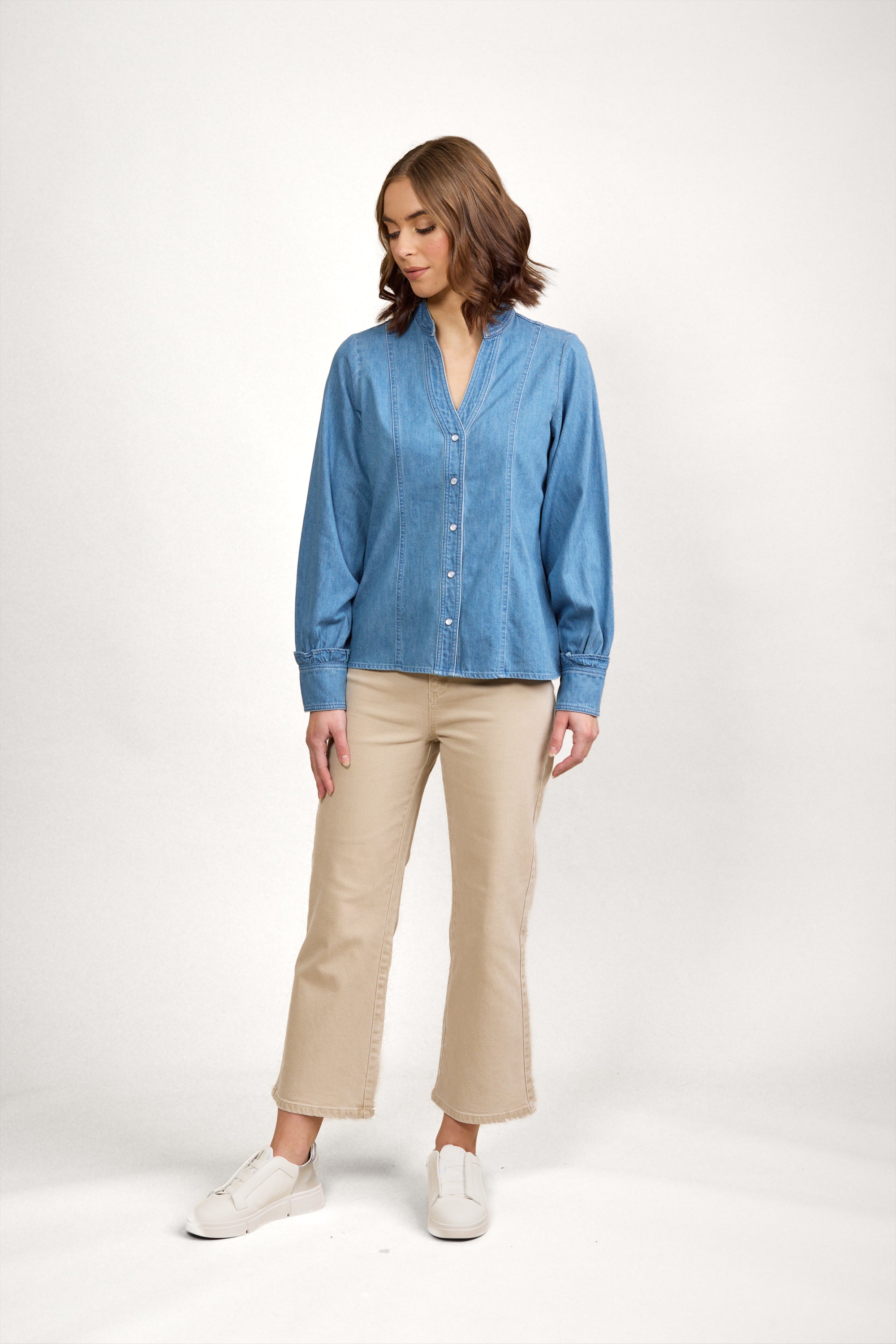 K5092 Joan Shirt - Blue Wash - Knewe Label