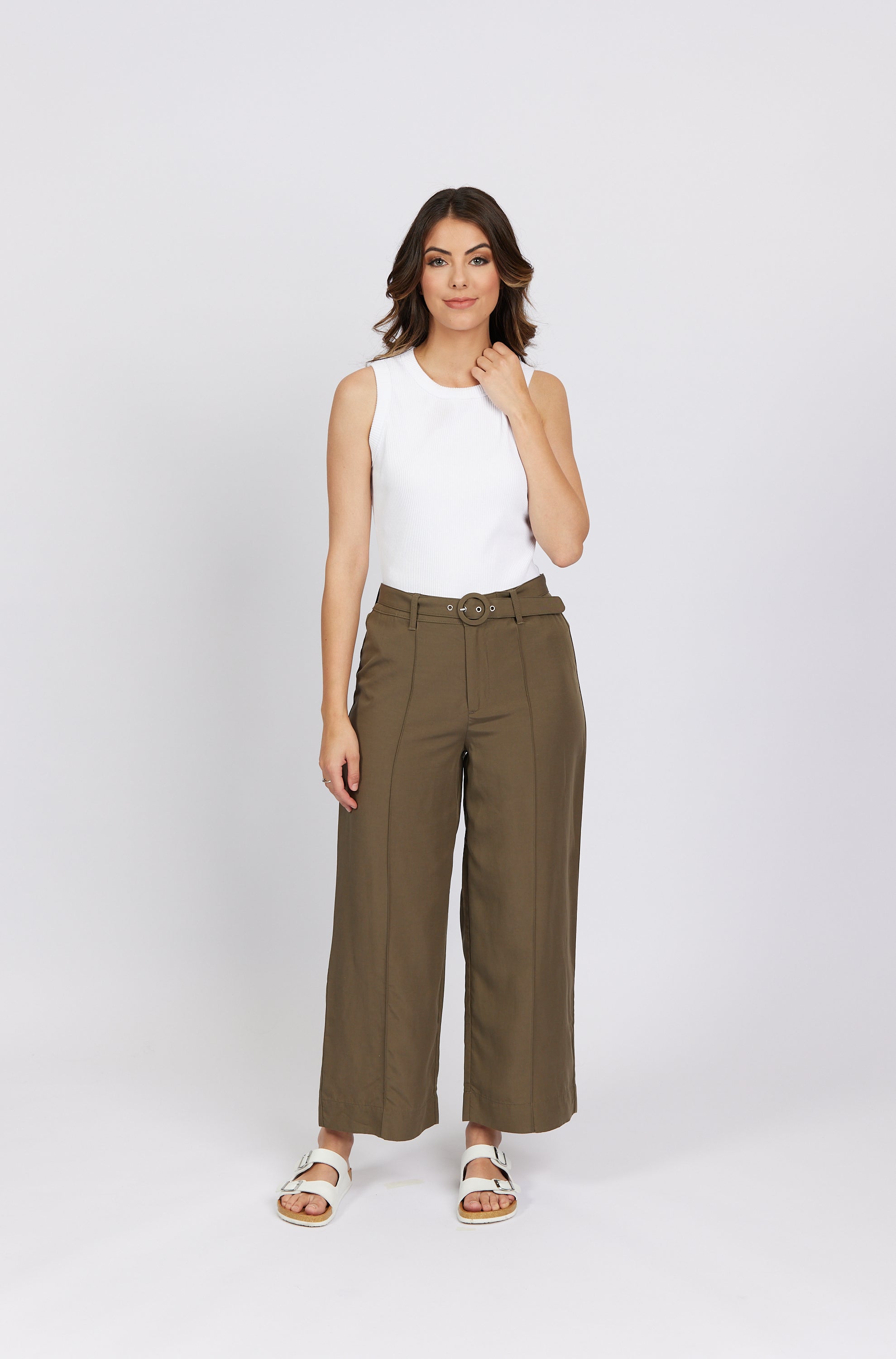 K7098 Khaki - Harper Pant - Knewe Label