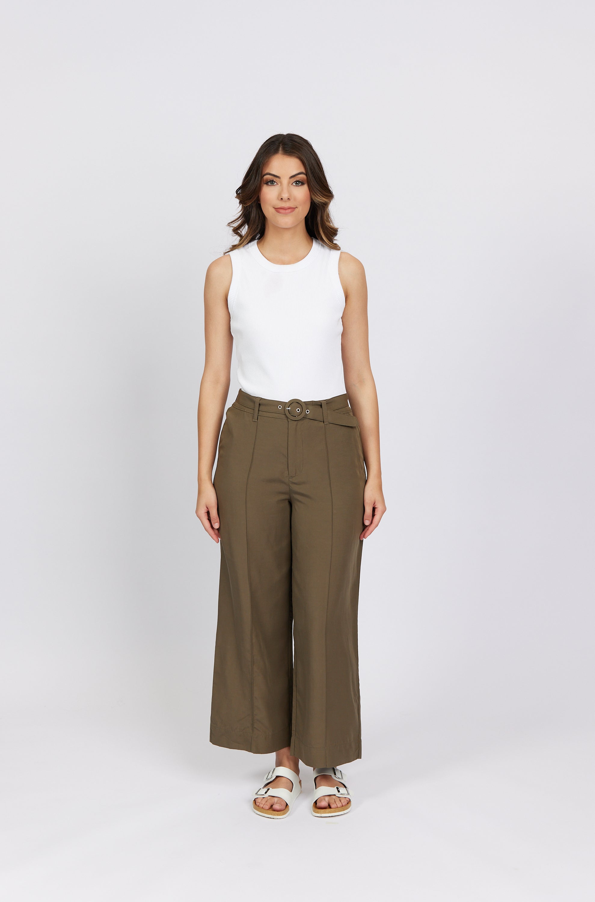 K7098 Khaki - Harper Pant - Knewe Label