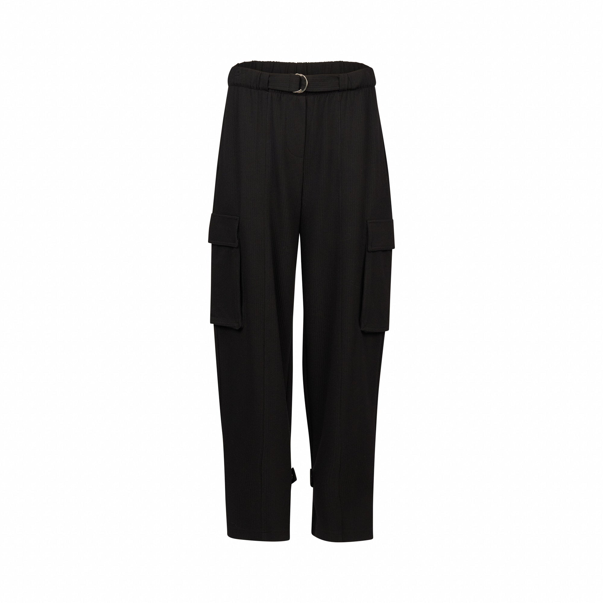 K7103 Kobe Cargo Pant - Black - Knewe Label