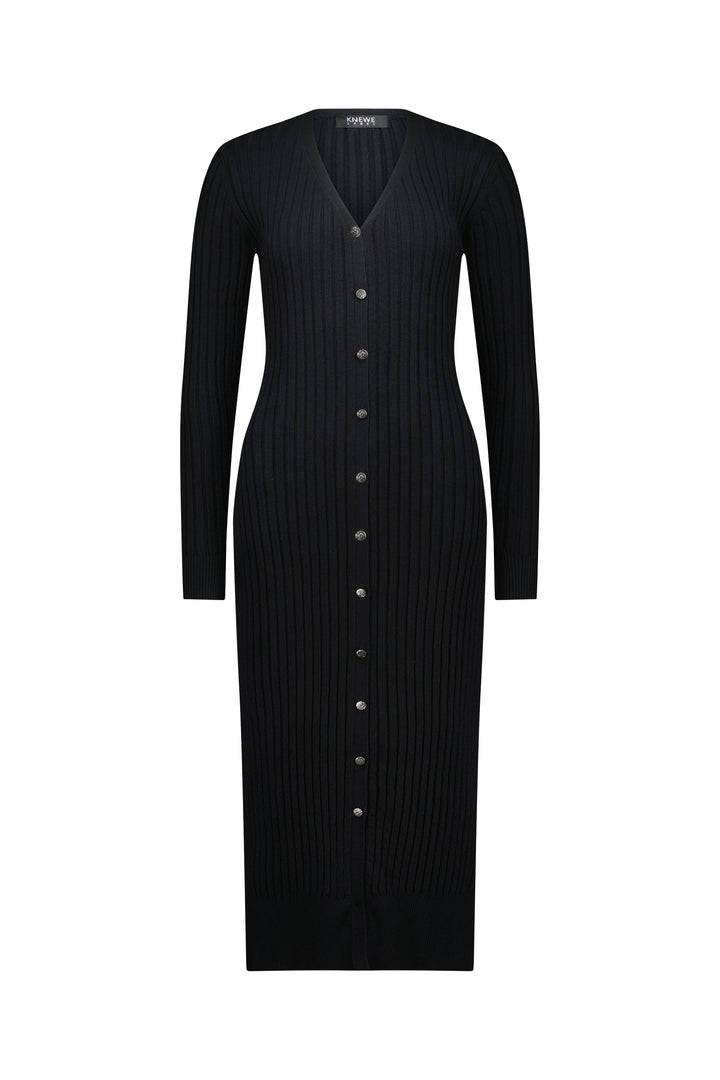 K1040 Black - Roma Dress - Knewe Label