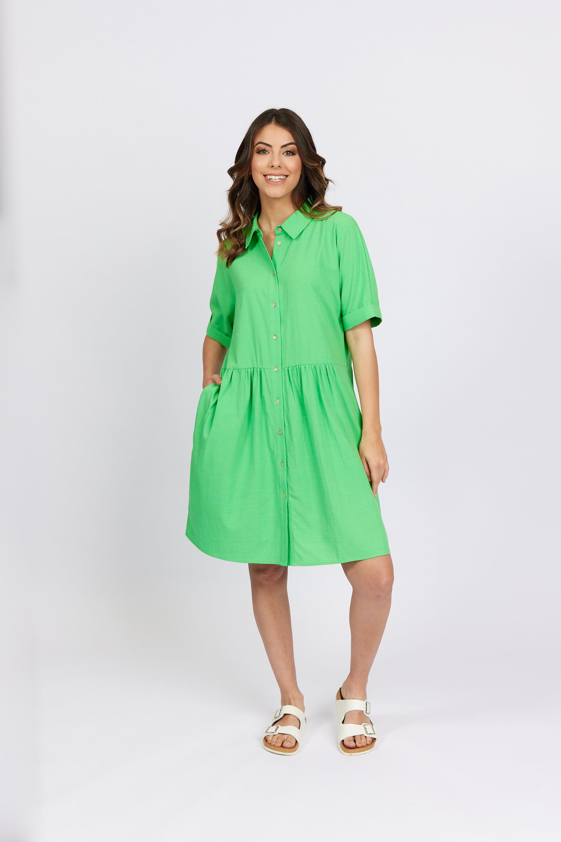 K1044 Apple - Cocoon Dress - Knewe Label