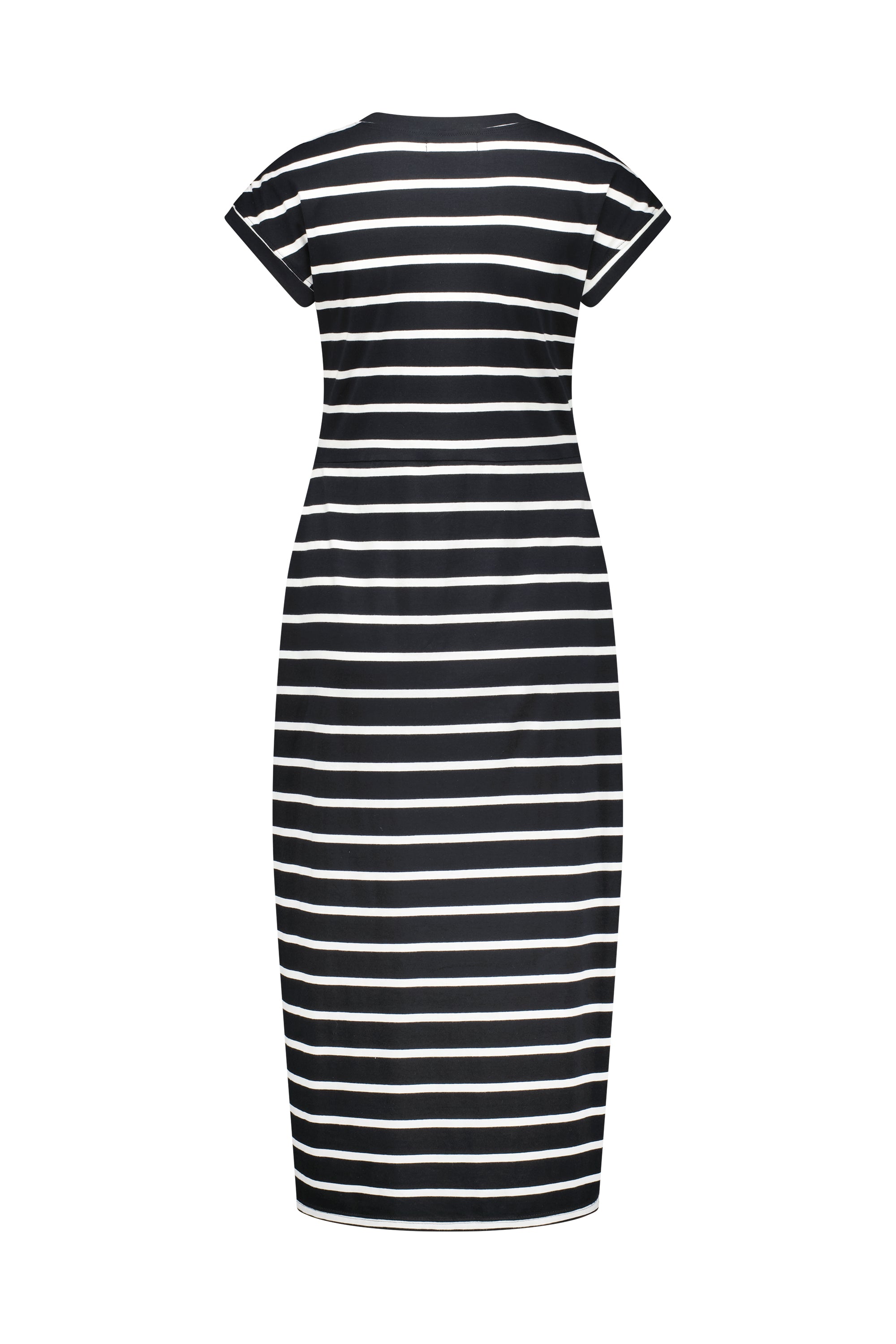 K1047 Black Stripe - Parker Dress - Knewe Label