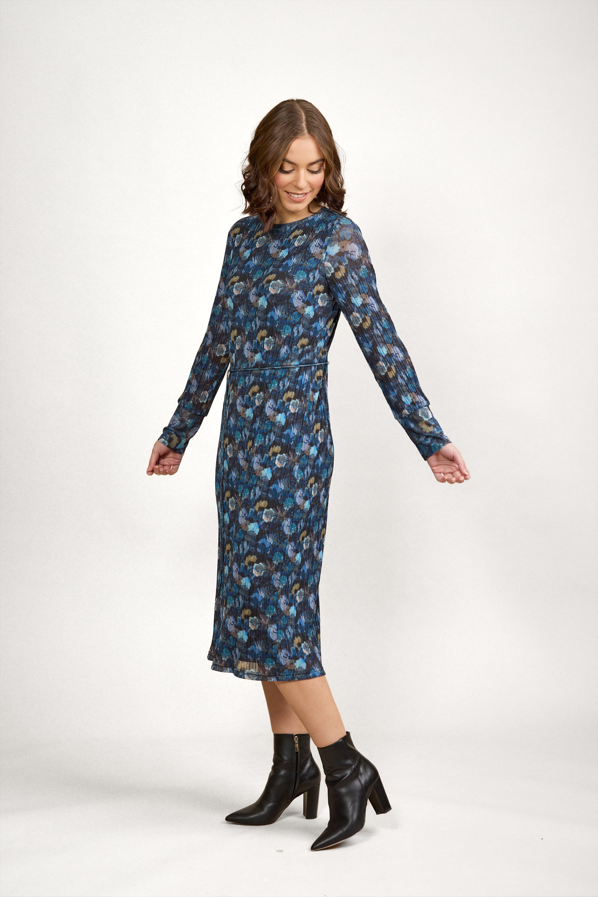 K1059 Freddie Dress - Storm - Knewe Label