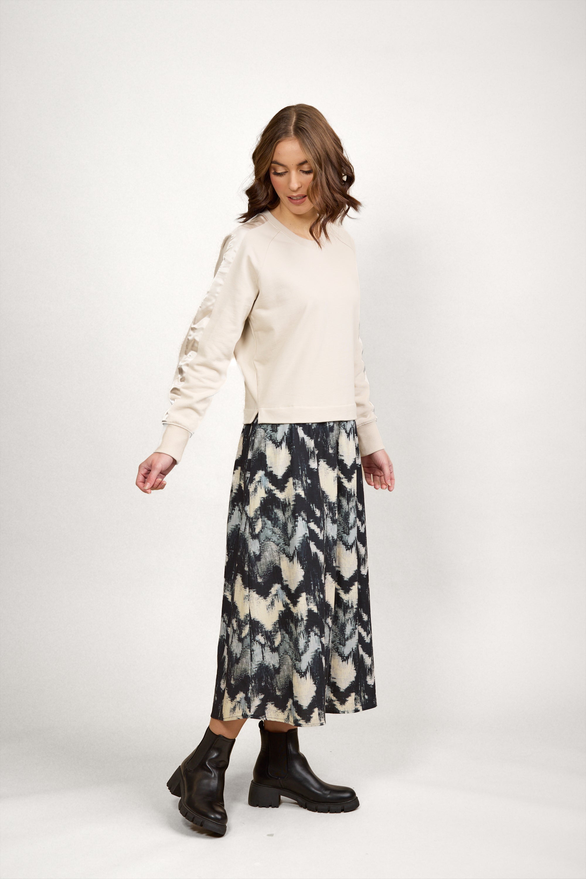 K1060 Rebel Dress - Stone/Saint - Knewe Label