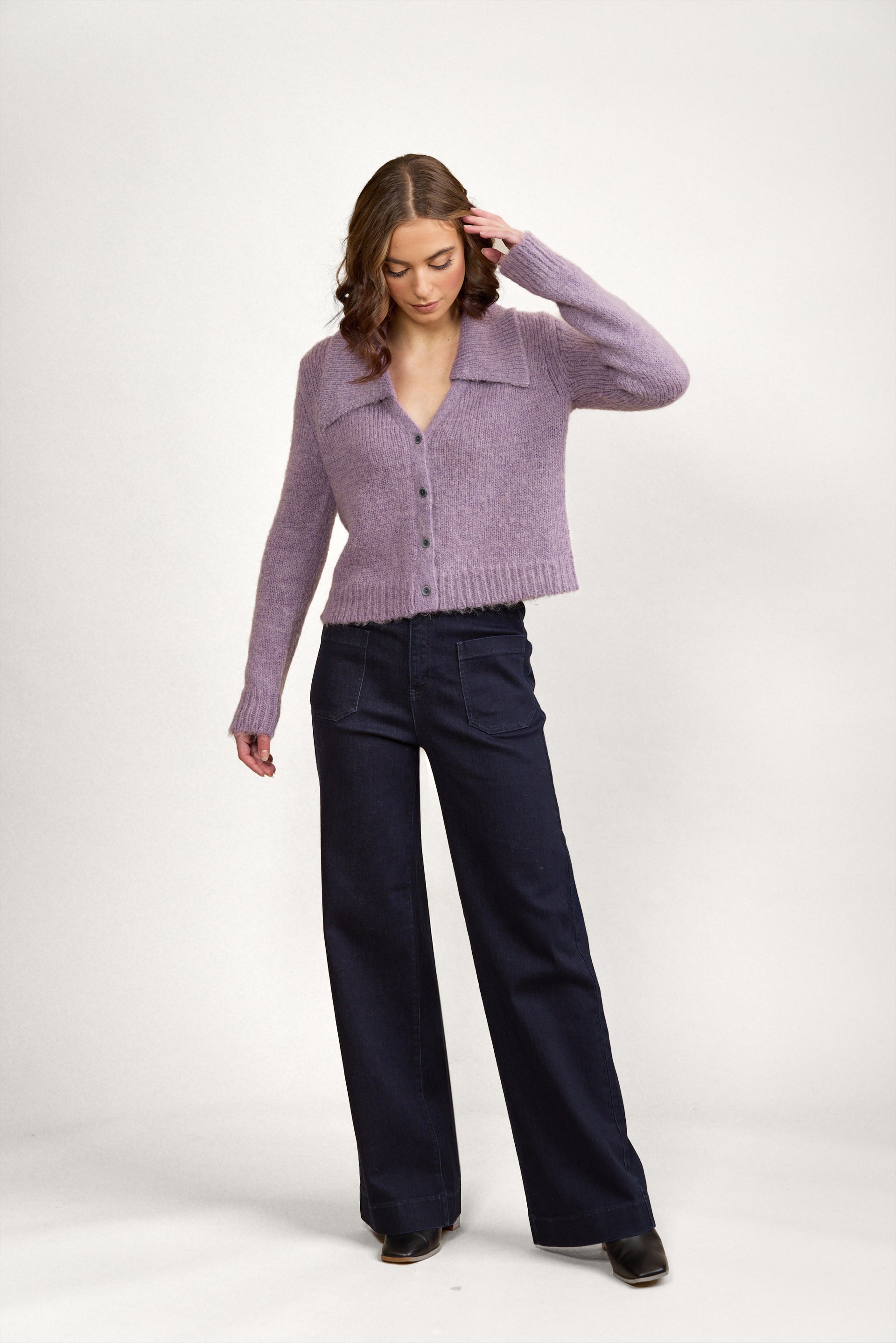 K2003 Vera Cardi - Purple - Knewe Label