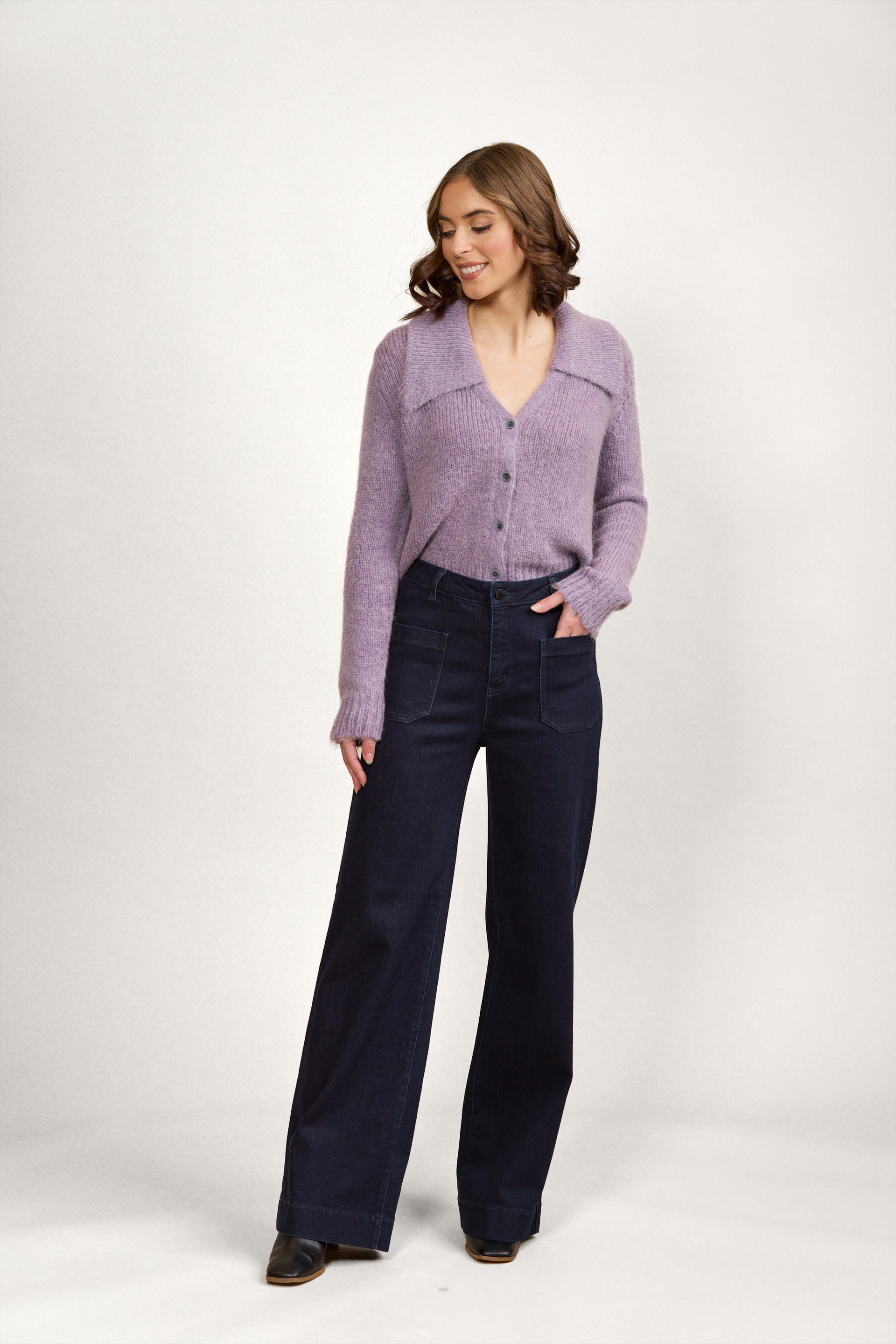 K2003 Vera Cardi - Purple - Knewe Label