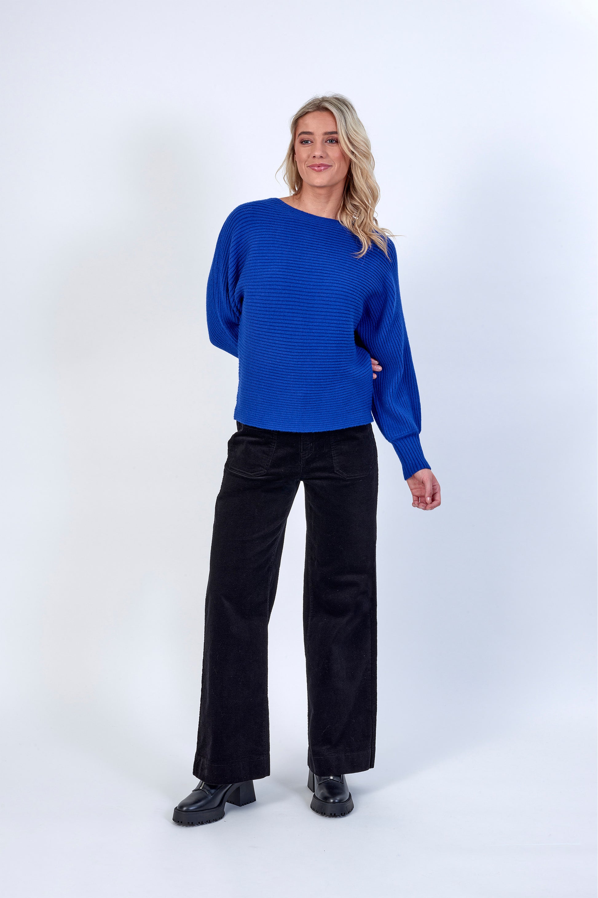 K2024 Electric Blue - Aim Sweater - Knewe Label