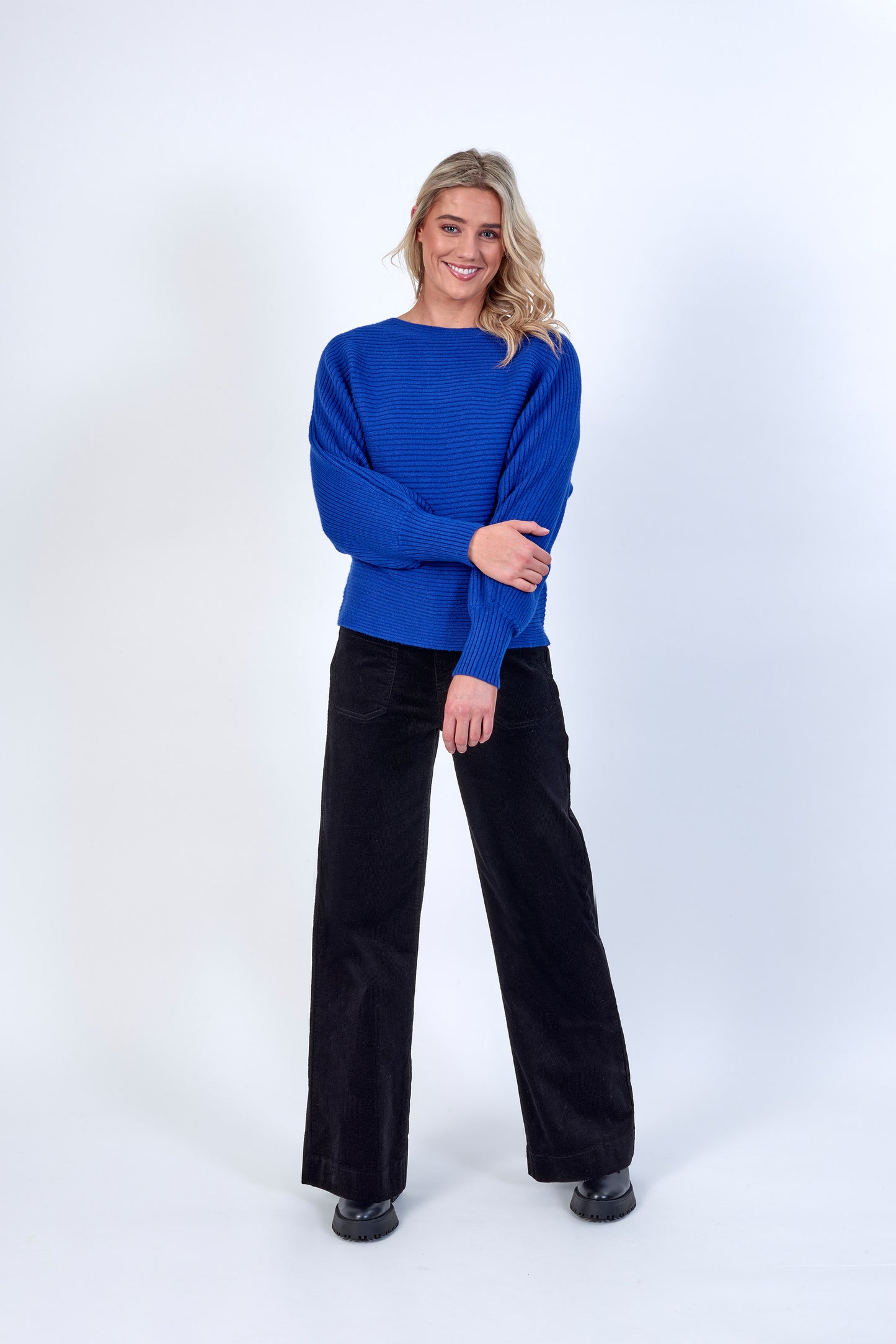 K2024 Electric Blue - Aim Sweater - Knewe Label