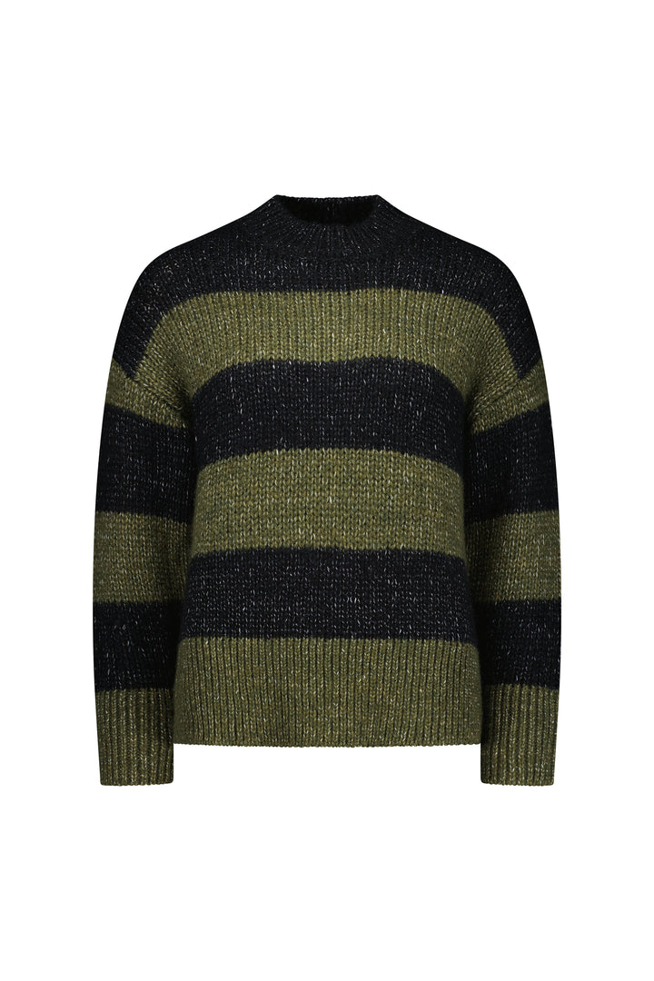 K2025 Khaki/Black - Alexa Sweater - Knewe Label