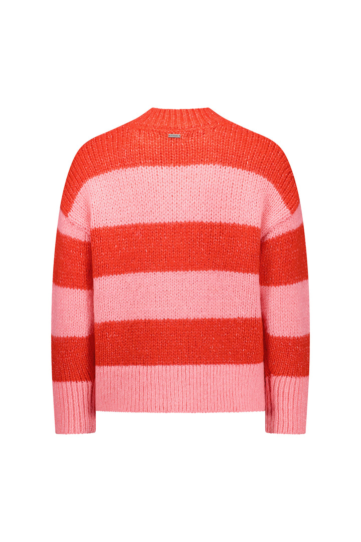K2025 Pink/Red - Alexa Sweater - Knewe Label
