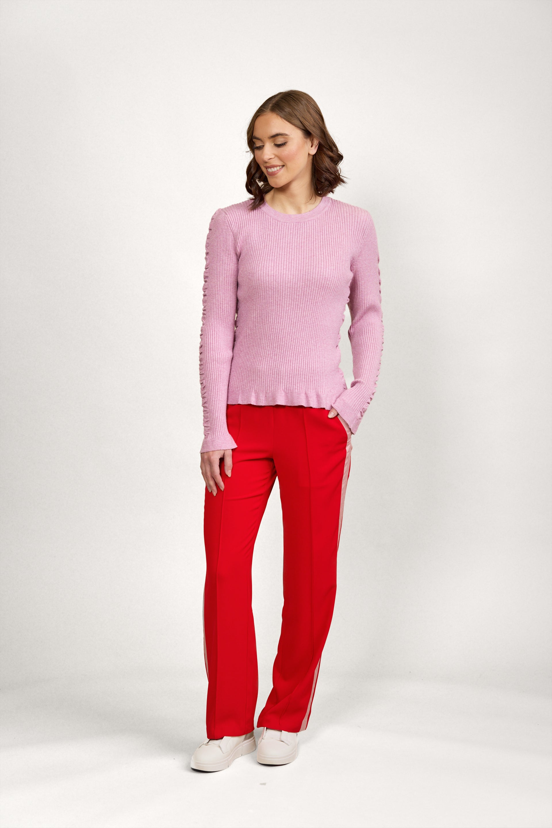 K2031 Luxe Sweater - Rose - Knewe Label