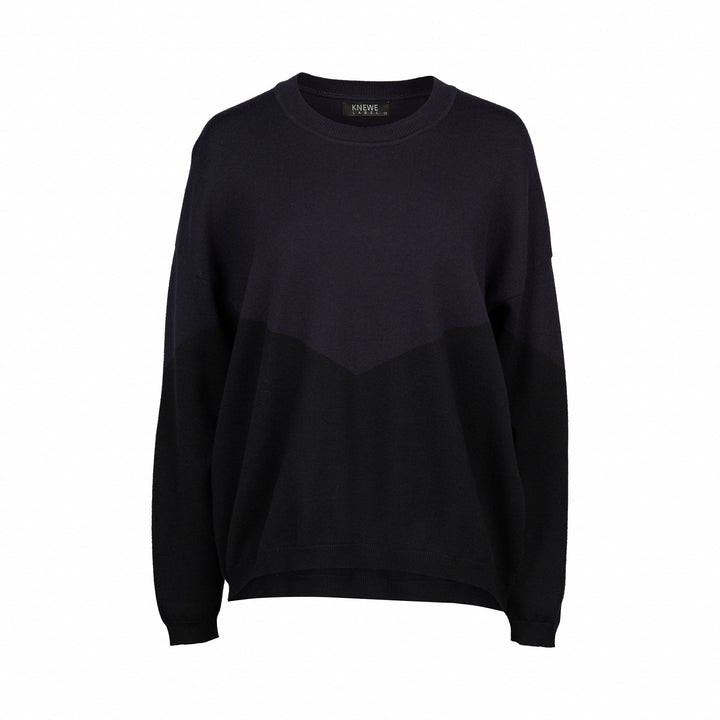 K2039 Tanner Sweater - Ink/Black - Knewe Label