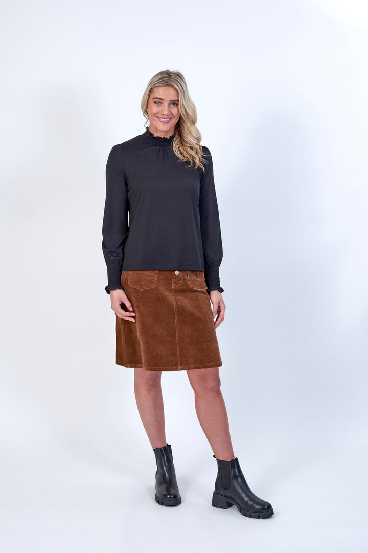 K3032 Black - Miso Top - Knewe Label