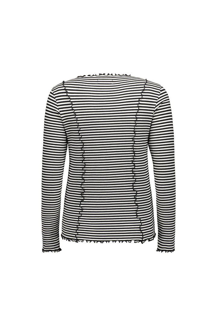 K3046 Black/Off White - Tribe Top - Knewe Label