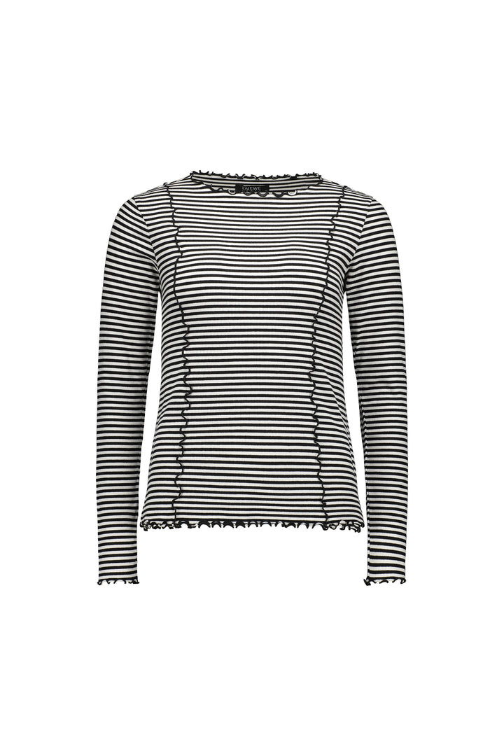K3046 Black/Off White - Tribe Top - Knewe Label