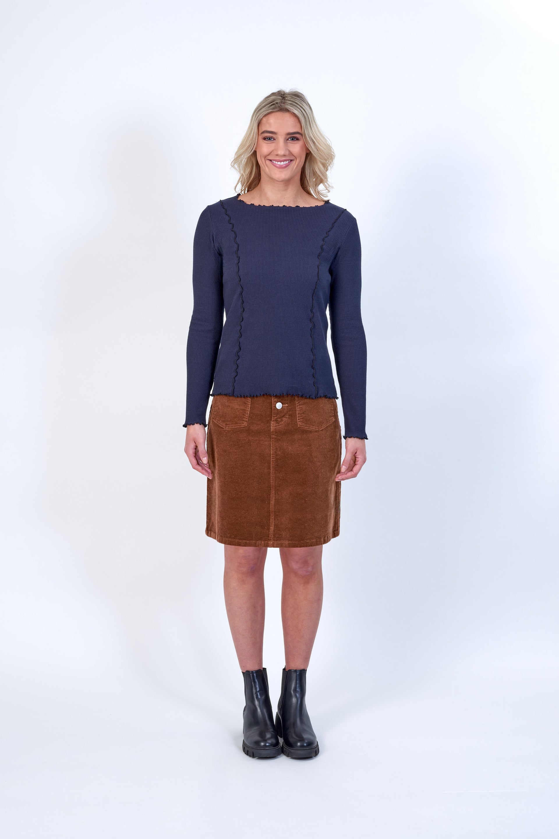 K3046 Ink - Tribe Top - Knewe Label