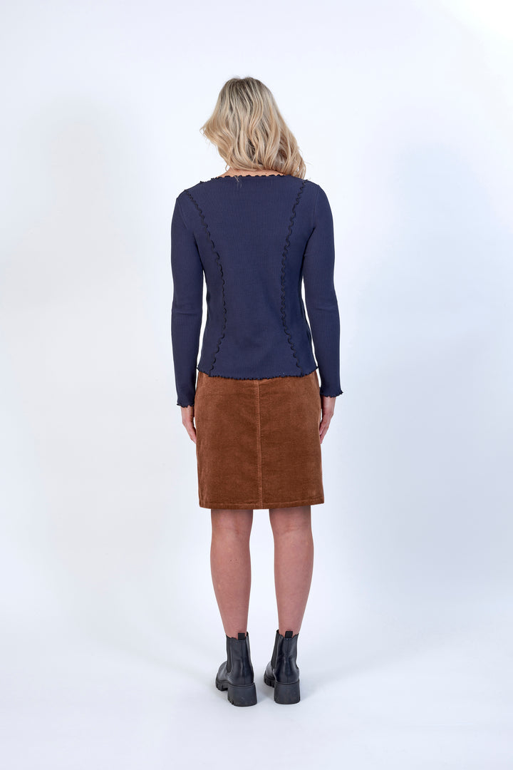 K3046 Ink - Tribe Top - Knewe Label