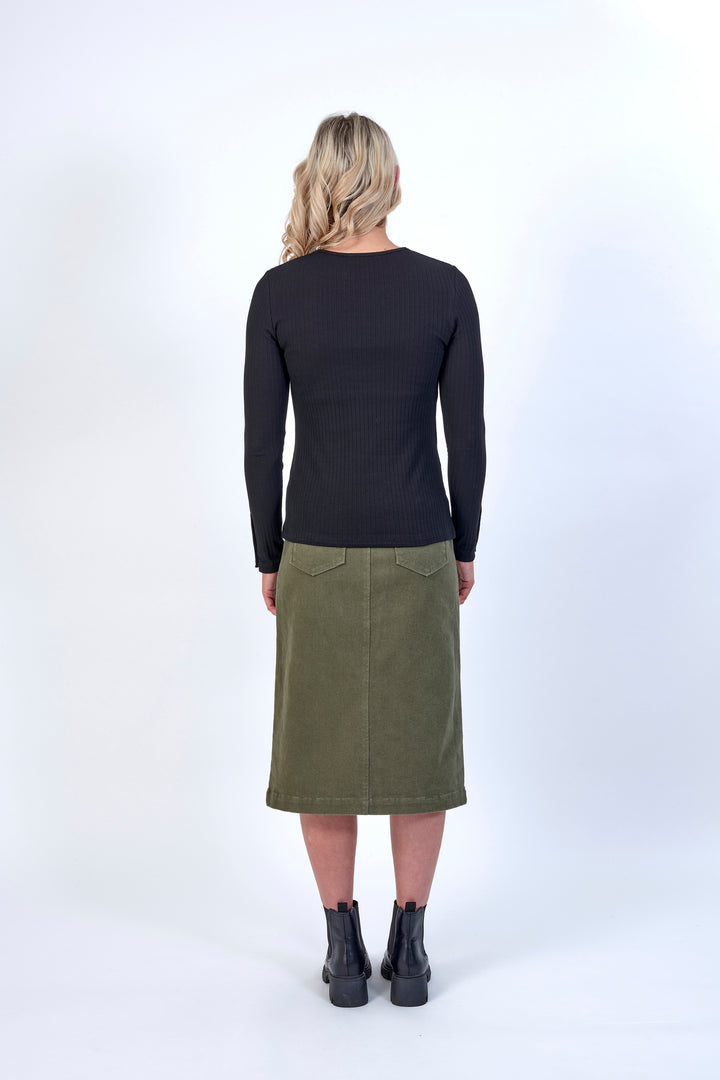 K3048 Black - Virgo Top - Knewe Label