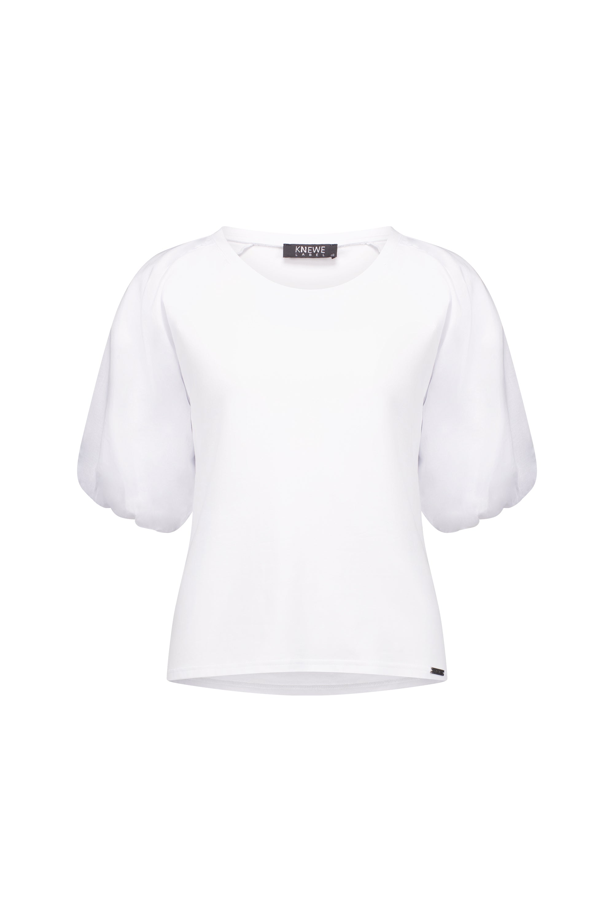 K3050 White - Zoom Top - Knewe Label